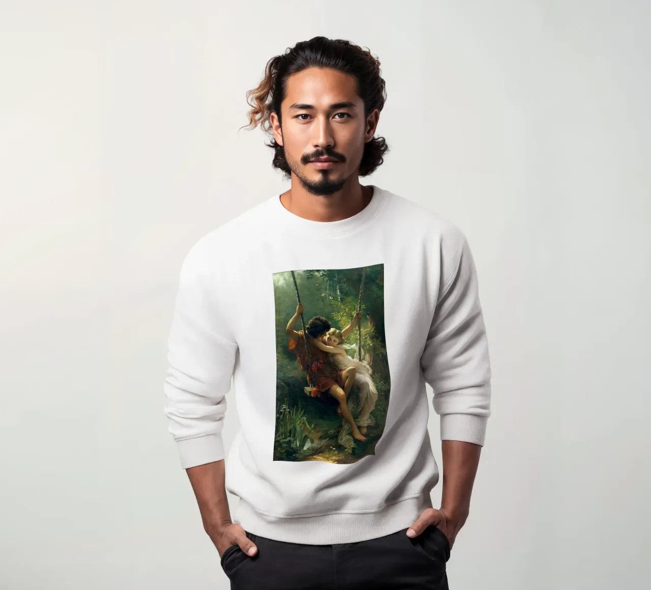 Pierre Auguste Cot - Primavera felpa da Timeless Artworks