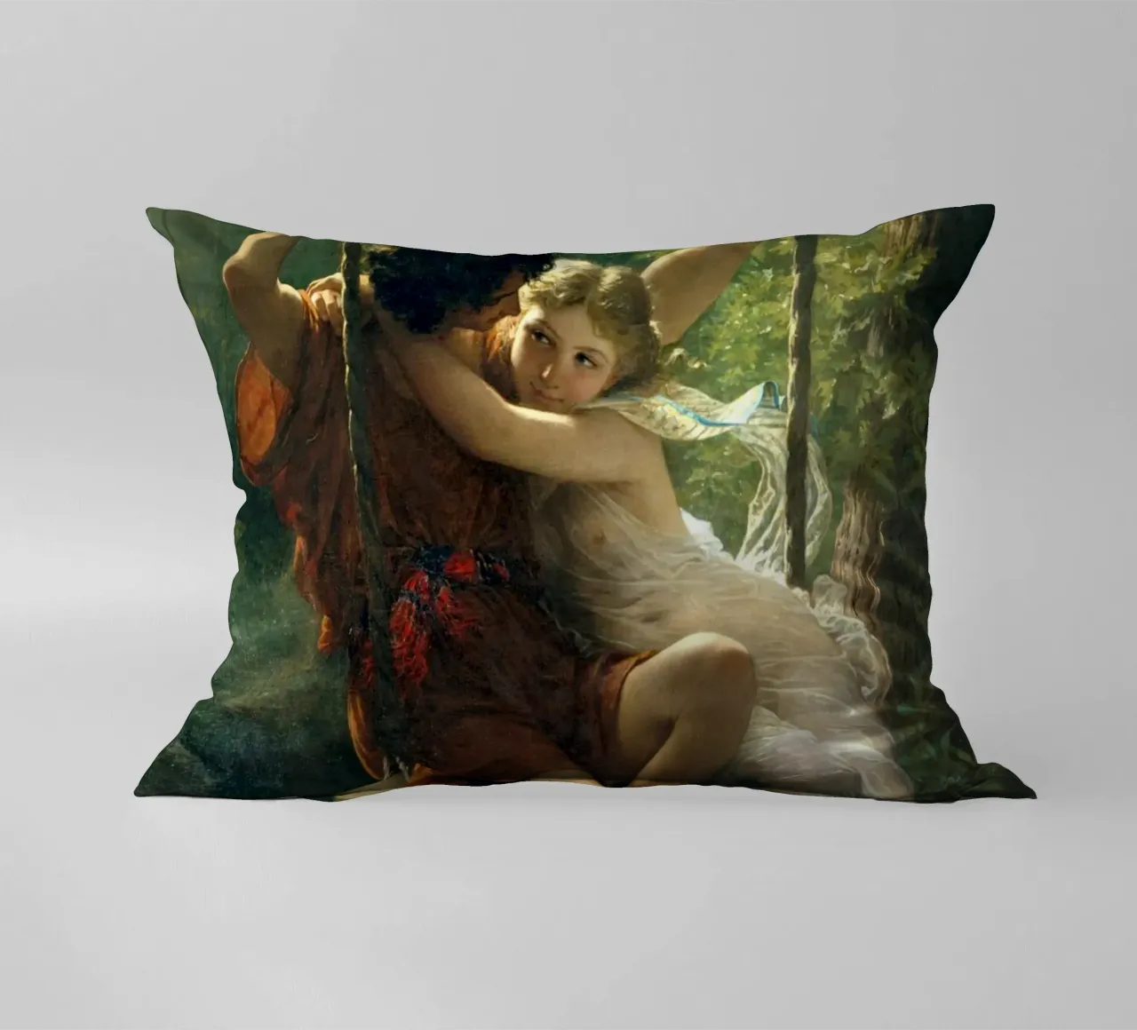 Pierre Auguste Cot - Primavera cojín de Timeless Artworks