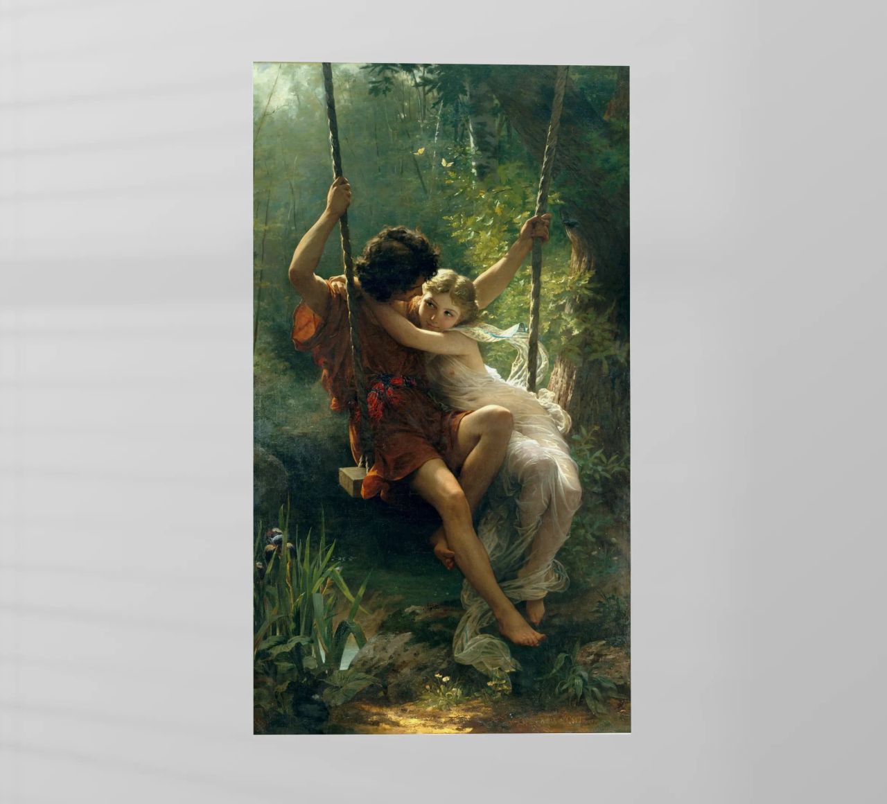 Pierre Auguste Cot - Primavera pellicola backlit da Timeless Artworks