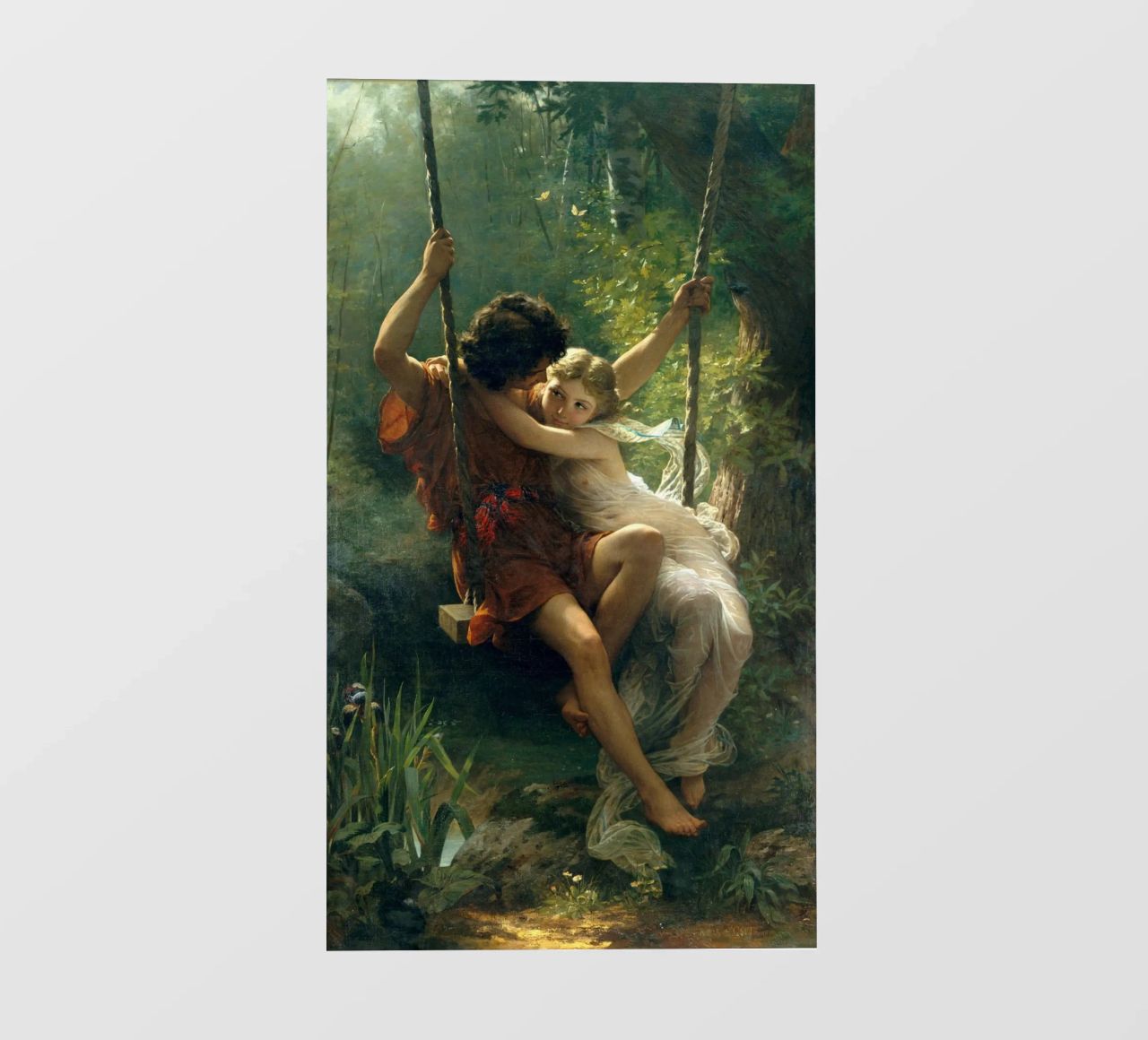 Pierre Auguste Cot - Primavera pellicola backlit da Timeless Artworks
