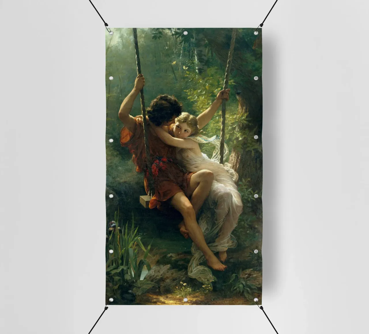 Pierre Auguste Cot - Primavera telo in pvc da Timeless Artworks