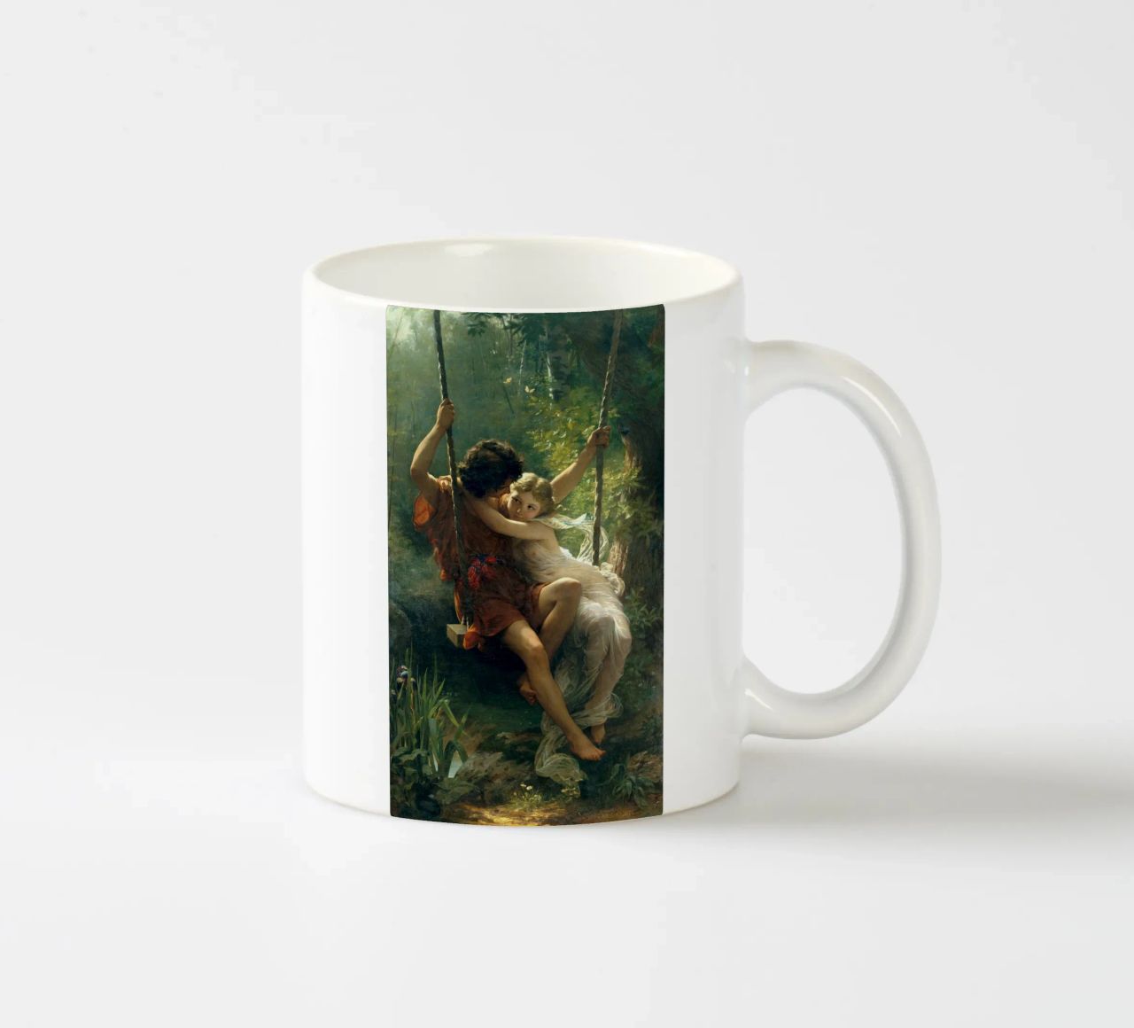 Pierre Auguste Cot - Primavera tazza in ceramica da Timeless Artworks