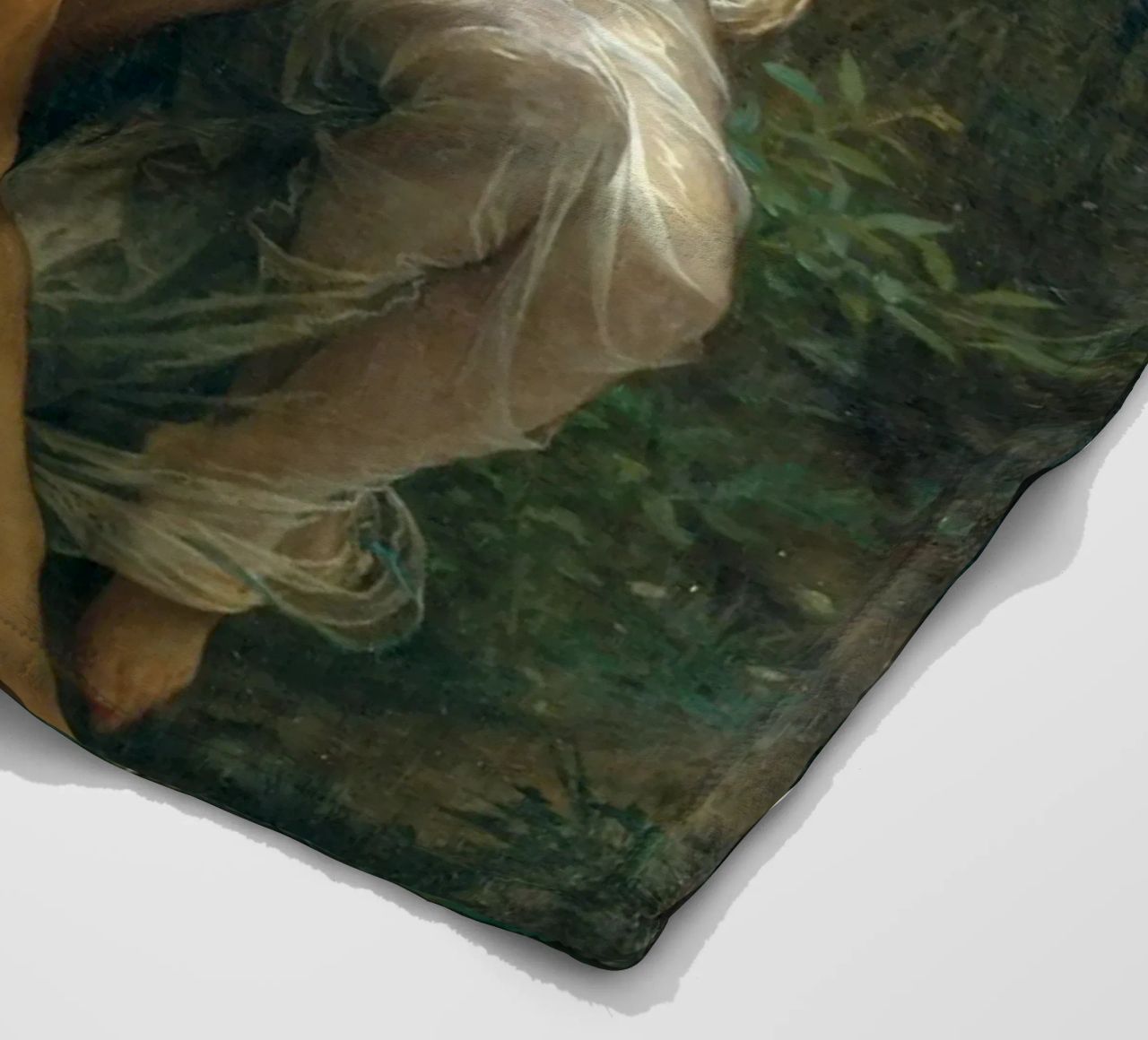 Pierre Auguste Cot - Springtime fleece blanket by Timeless Artworks