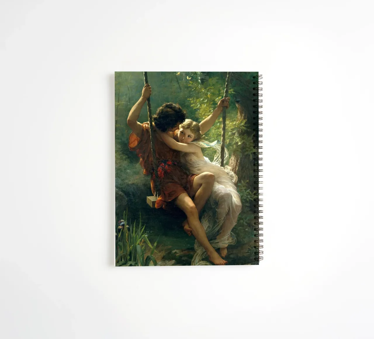 Pierre Auguste Cot - Frühlingszeit Ringbuch von Timeless Artworks