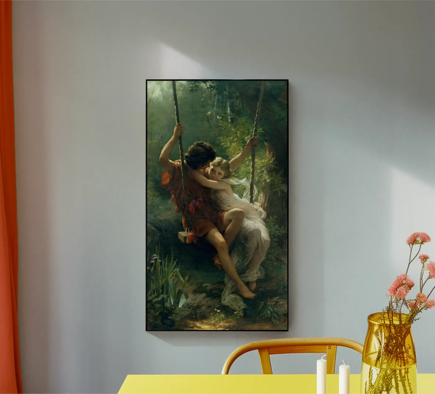 Pierre Auguste Cot - Primavera plexiglass da Timeless Artworks