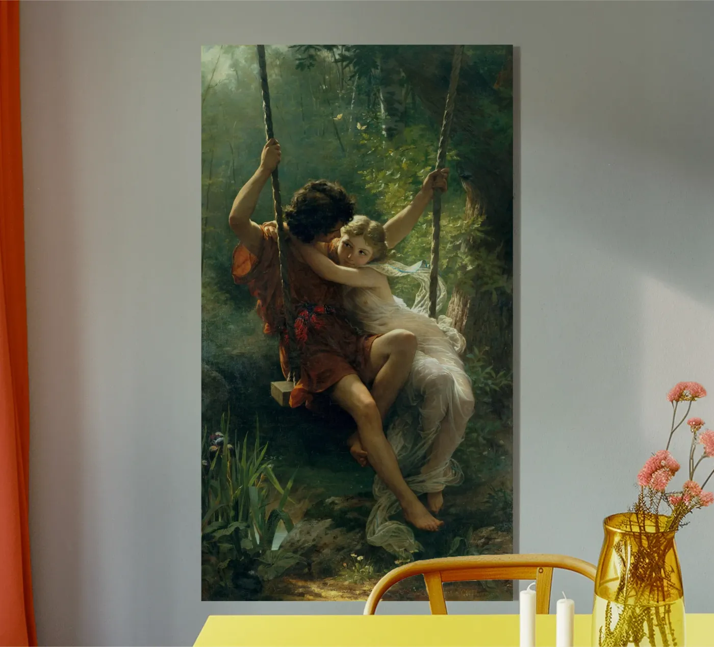 Pierre Auguste Cot - Primavera plexiglass da Timeless Artworks