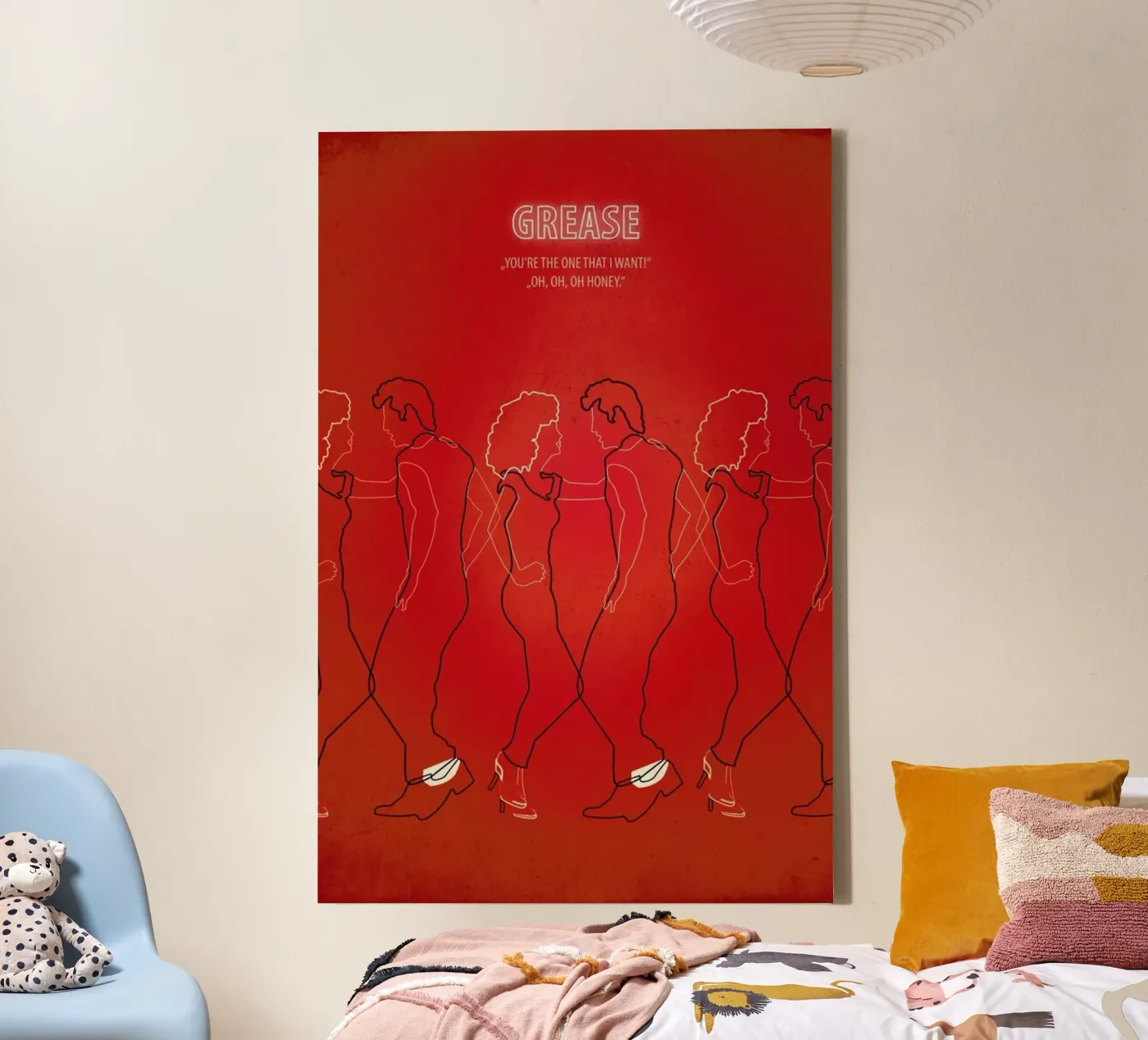 Grease canvas by Fräulein Fisher