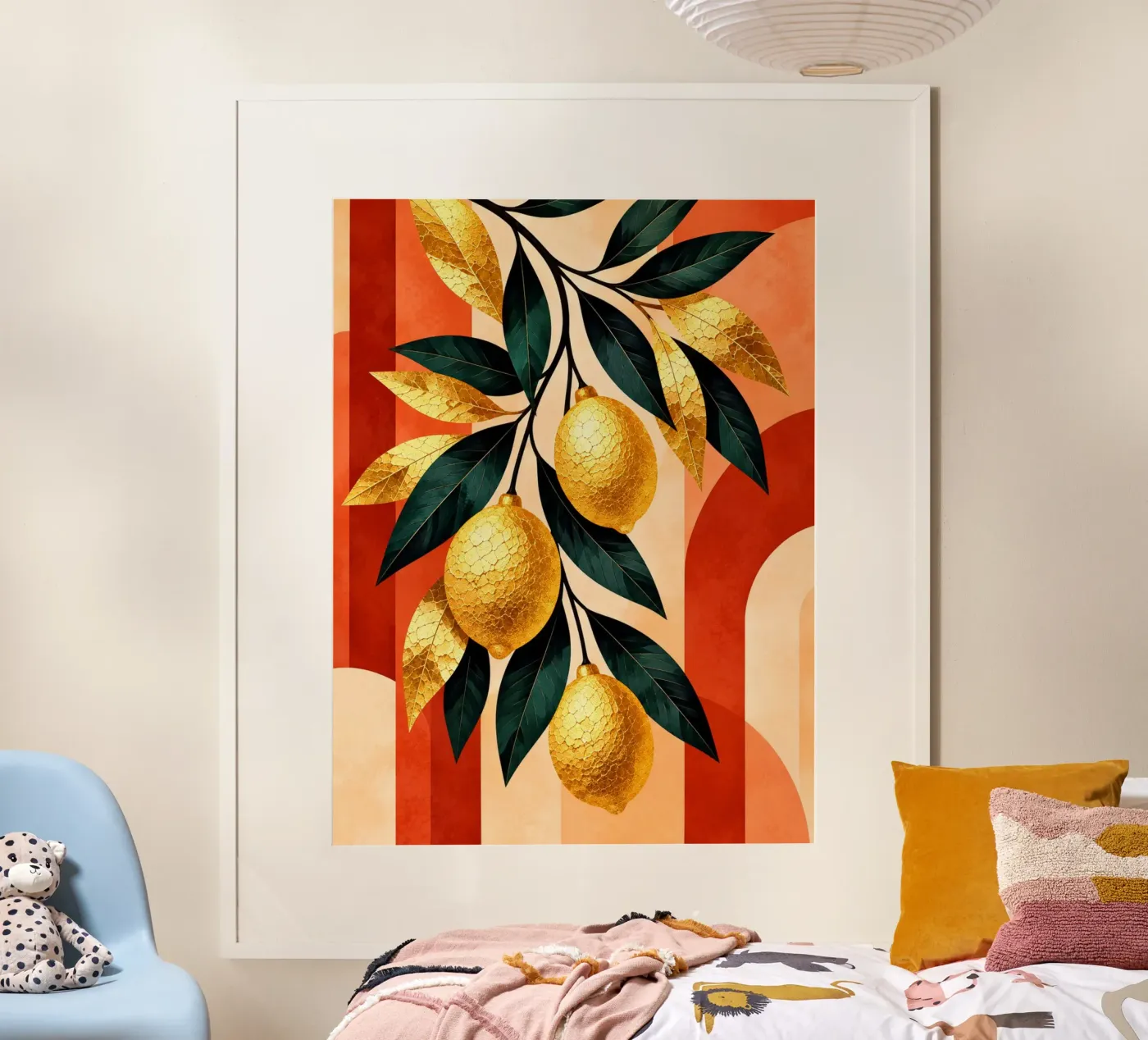 Limoni dorati poster da Forma Sol Studio