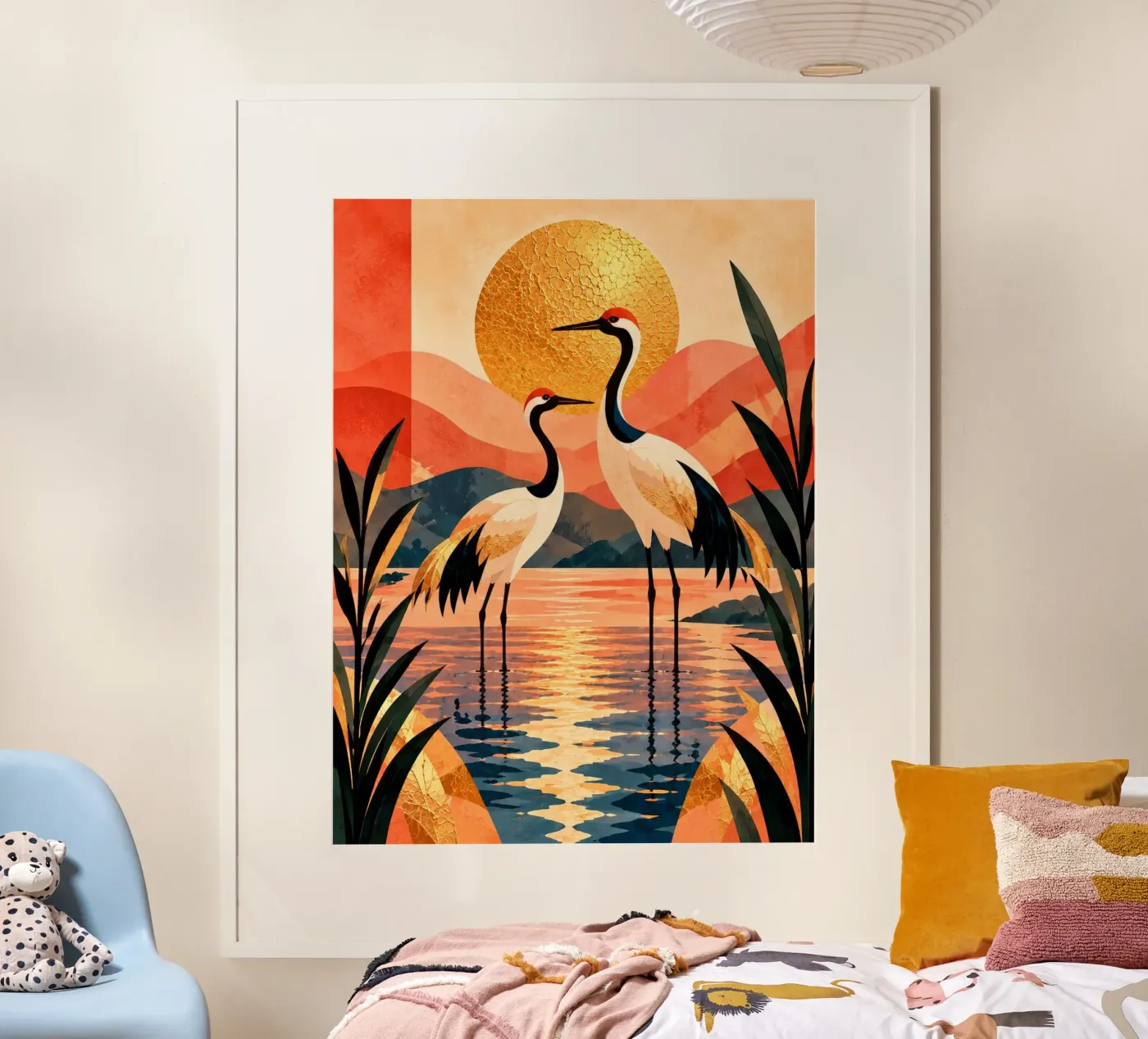 Gru d’oro poster da Forma Sol Studio