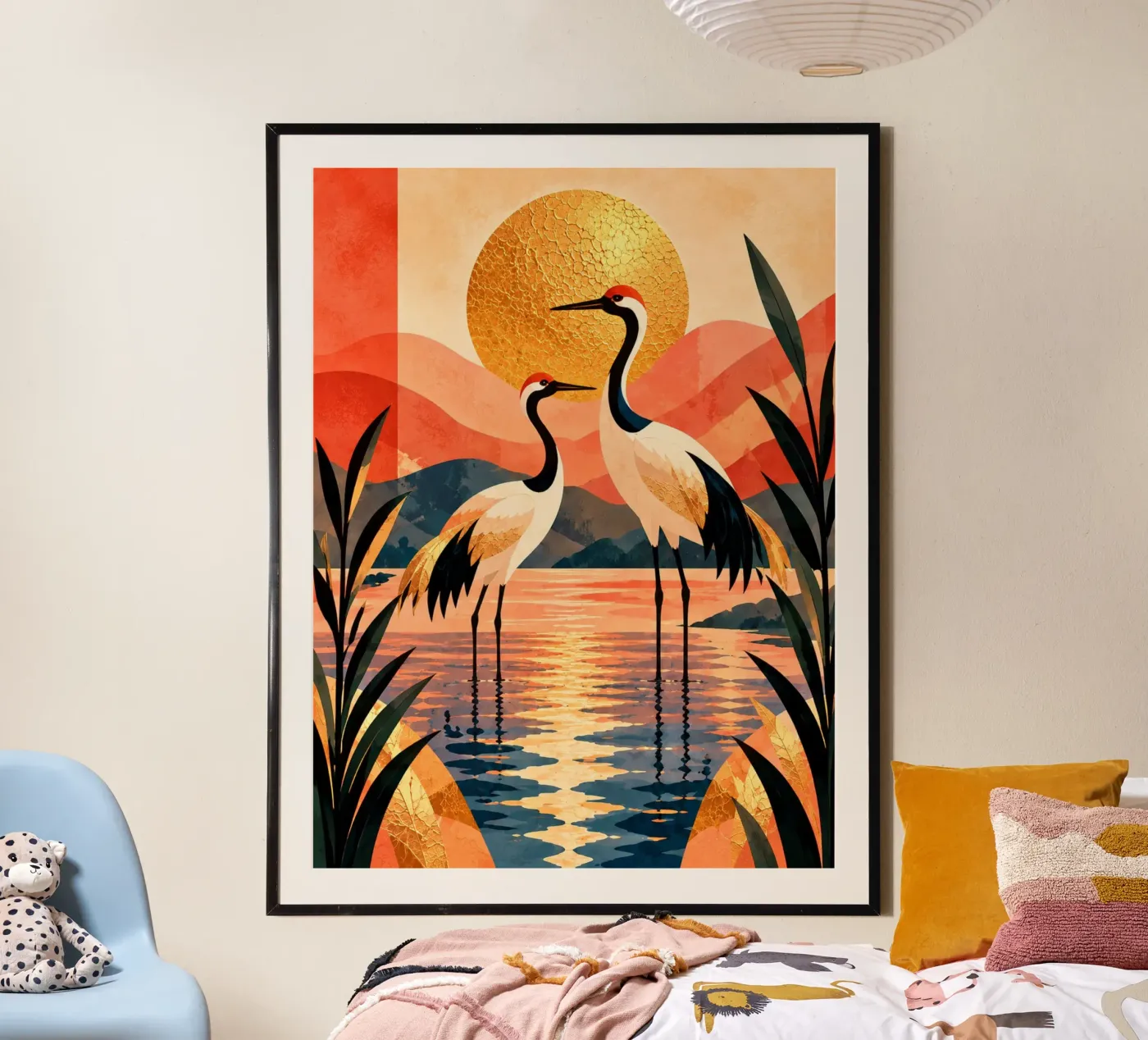 Gru d’oro poster da Forma Sol Studio