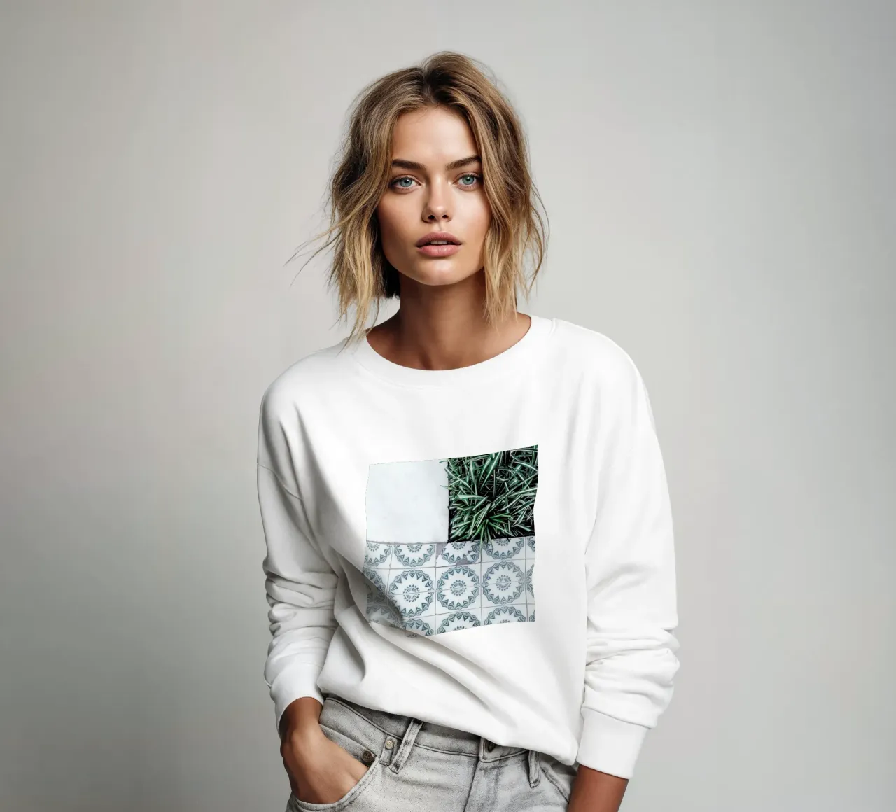 Tiles sweatshirt van Picture On The Fridge