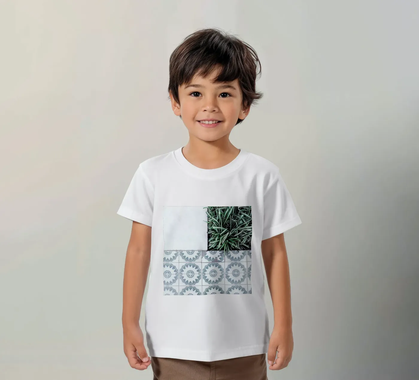 Tiles t-shirt bambini da Picture On The Fridge