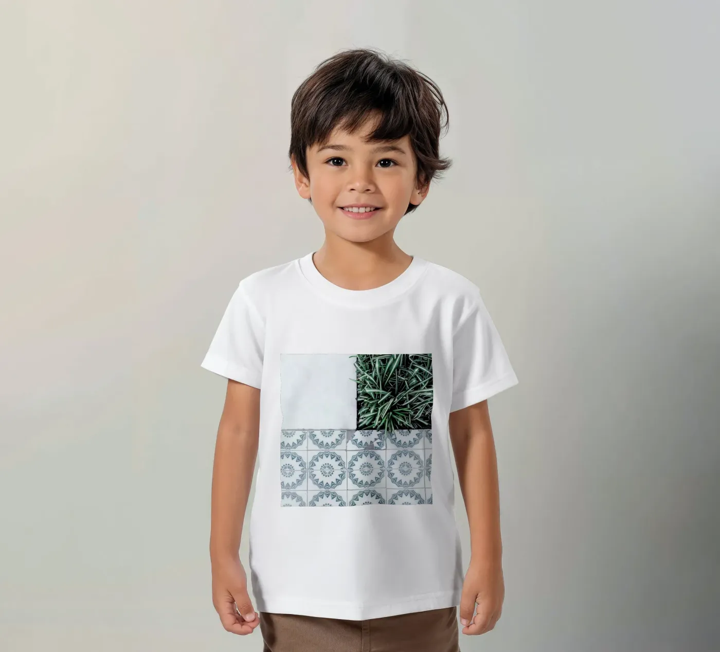Tiles t-shirt bambini da Picture On The Fridge