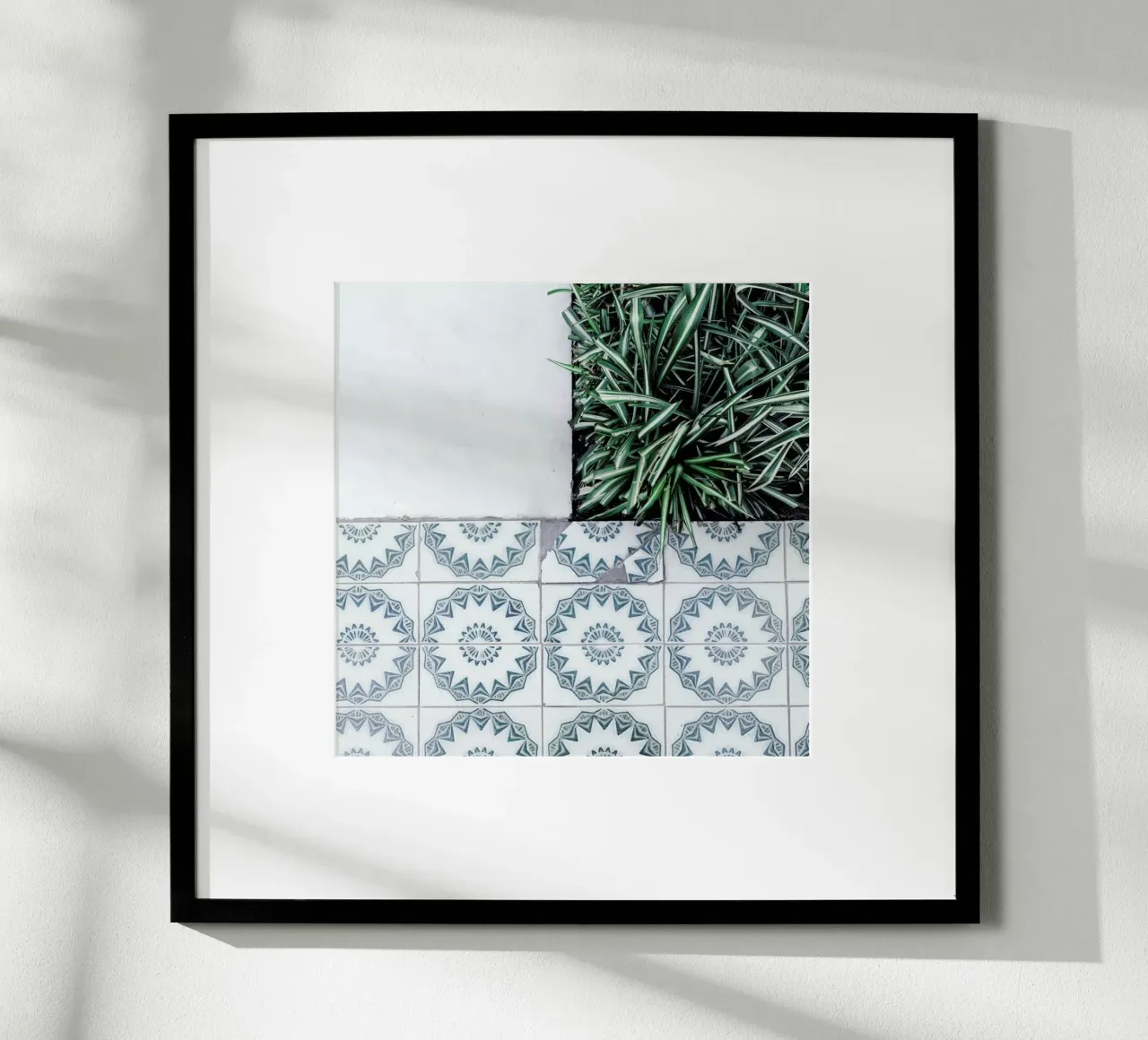 Tiles poster con telaio in plastica da Picture On The Fridge
