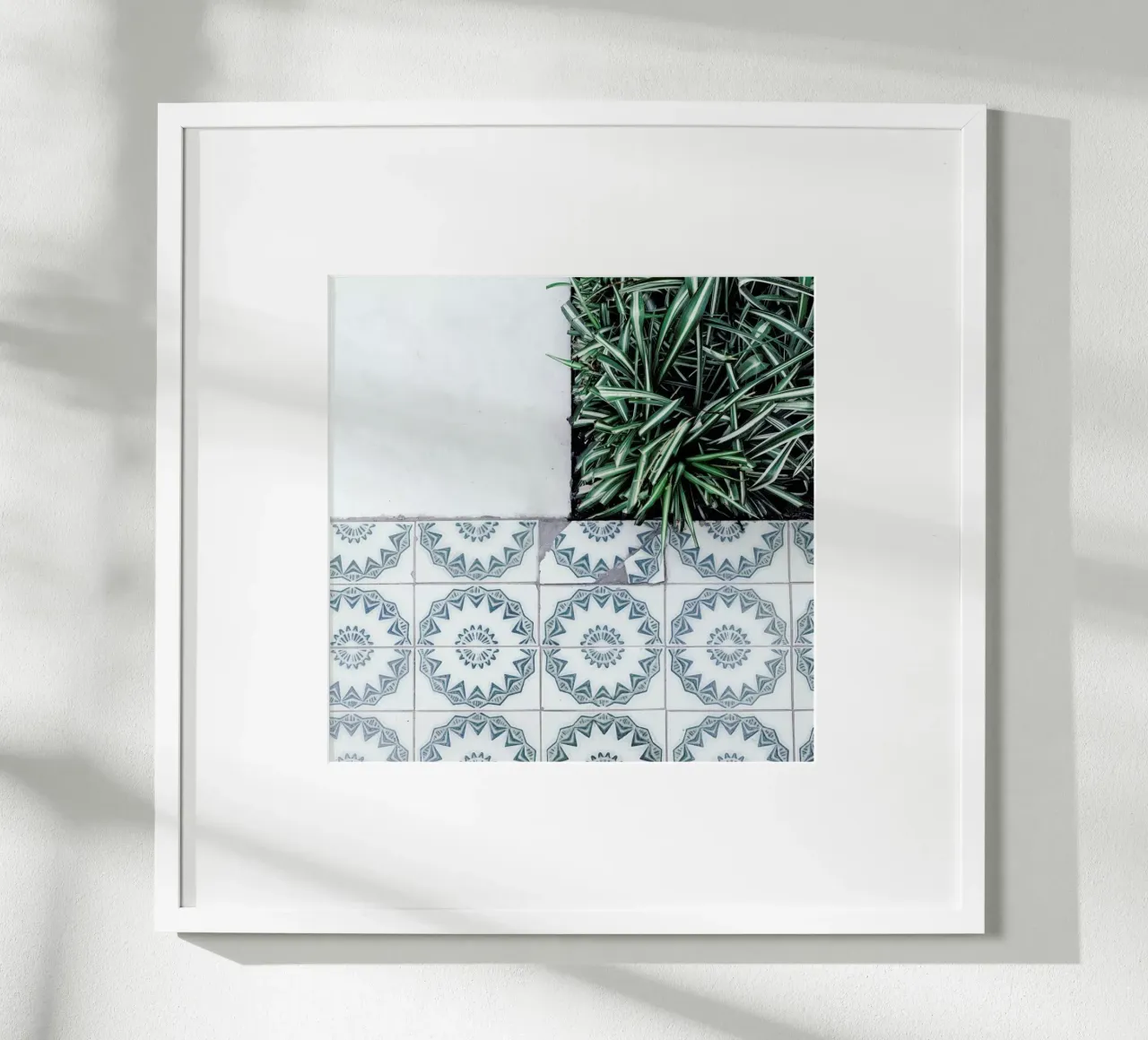 Tiles poster con telaio in plastica da Picture On The Fridge