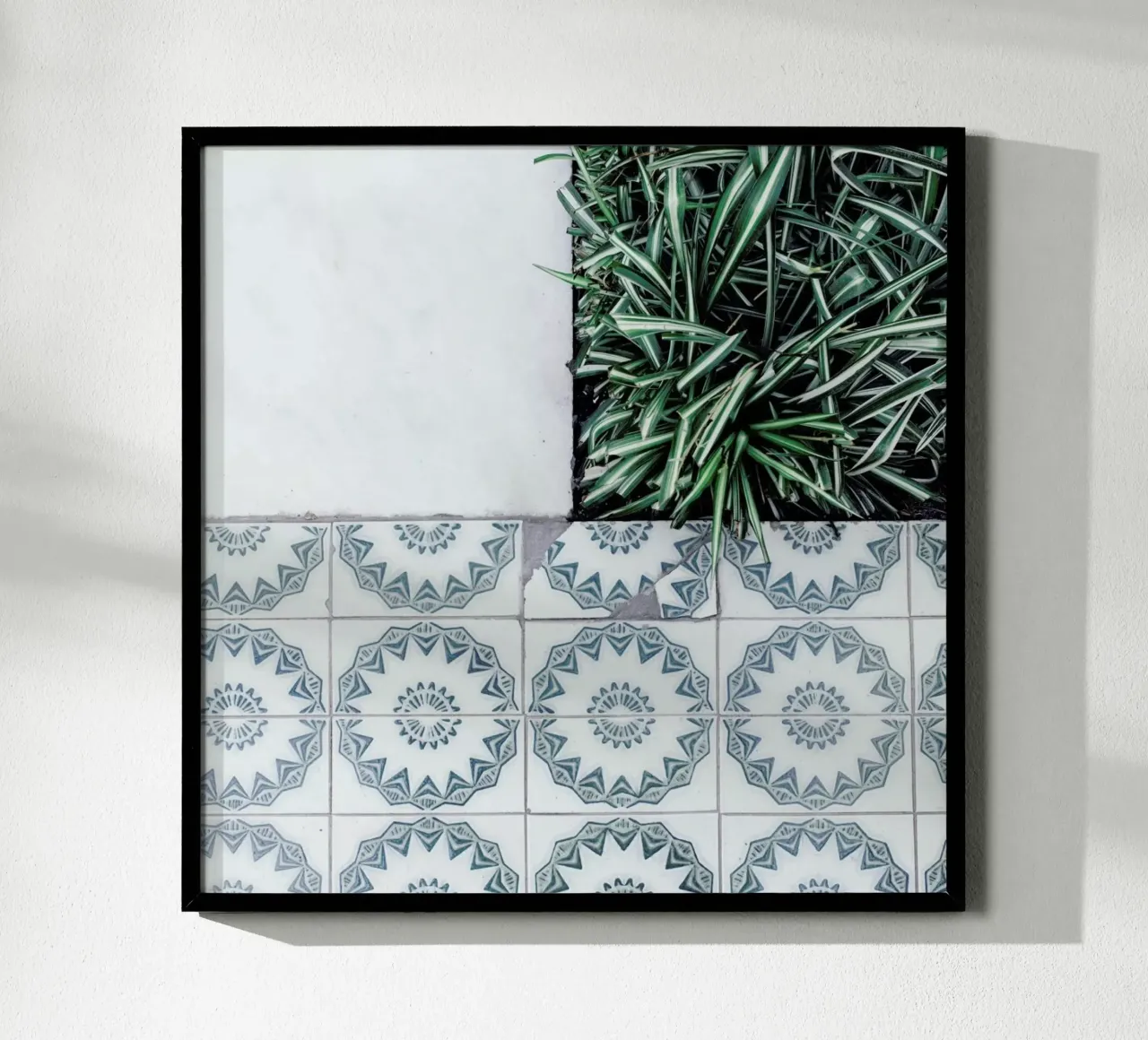 Tiles poster con telaio in plastica da Picture On The Fridge
