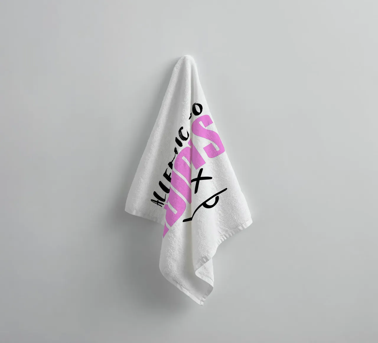 Allergic to idiots asciugamano da bagno da happystatements