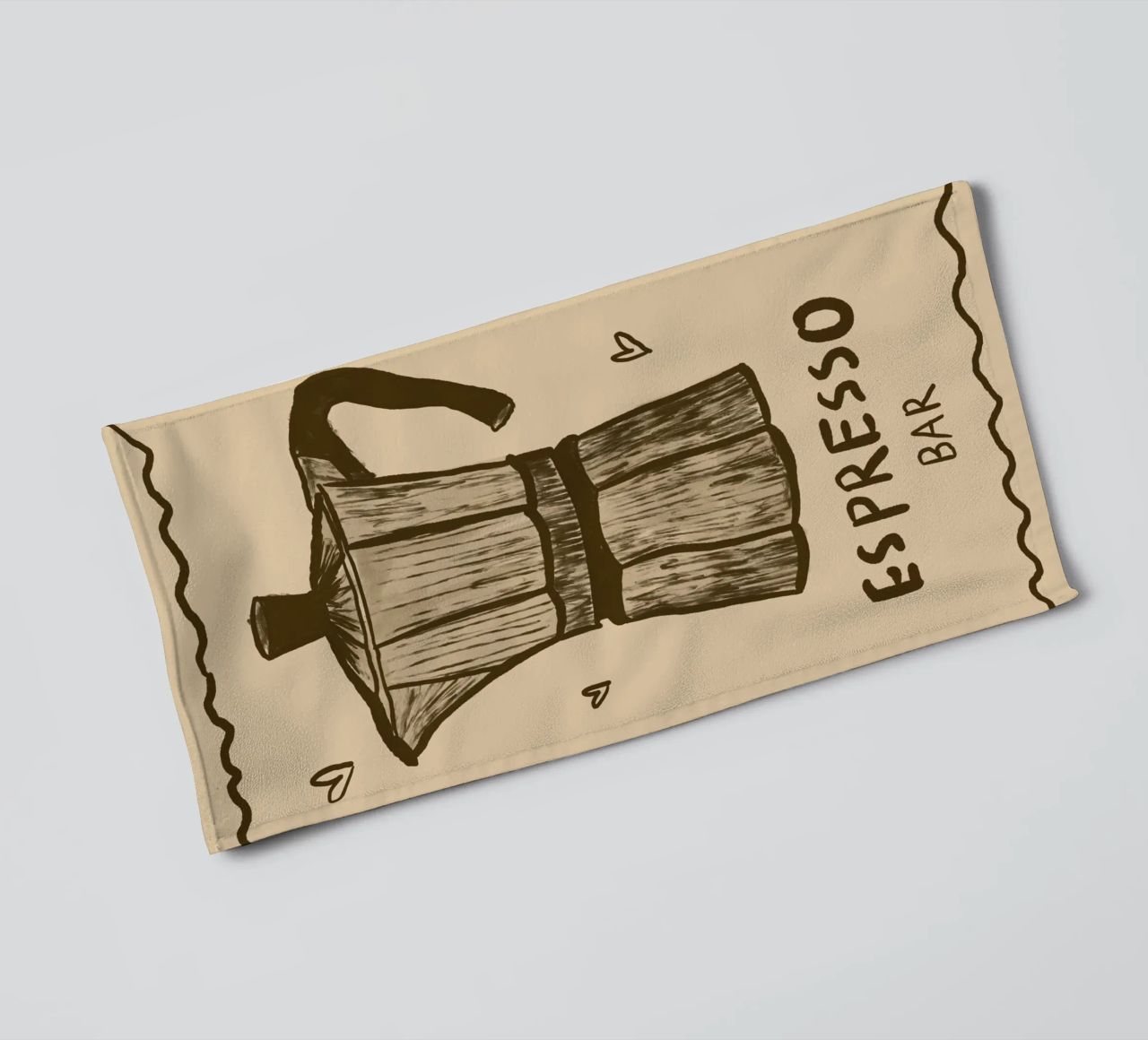 Espresso Bar towel by Studio Dolci