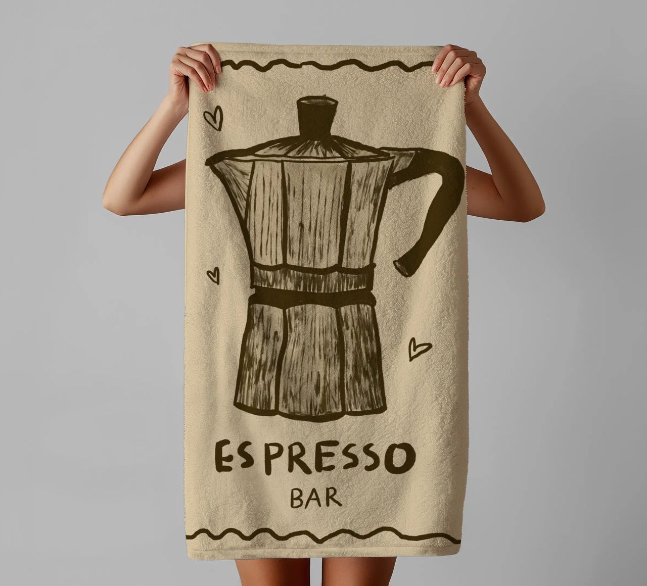 Espresso Bar towel by Studio Dolci