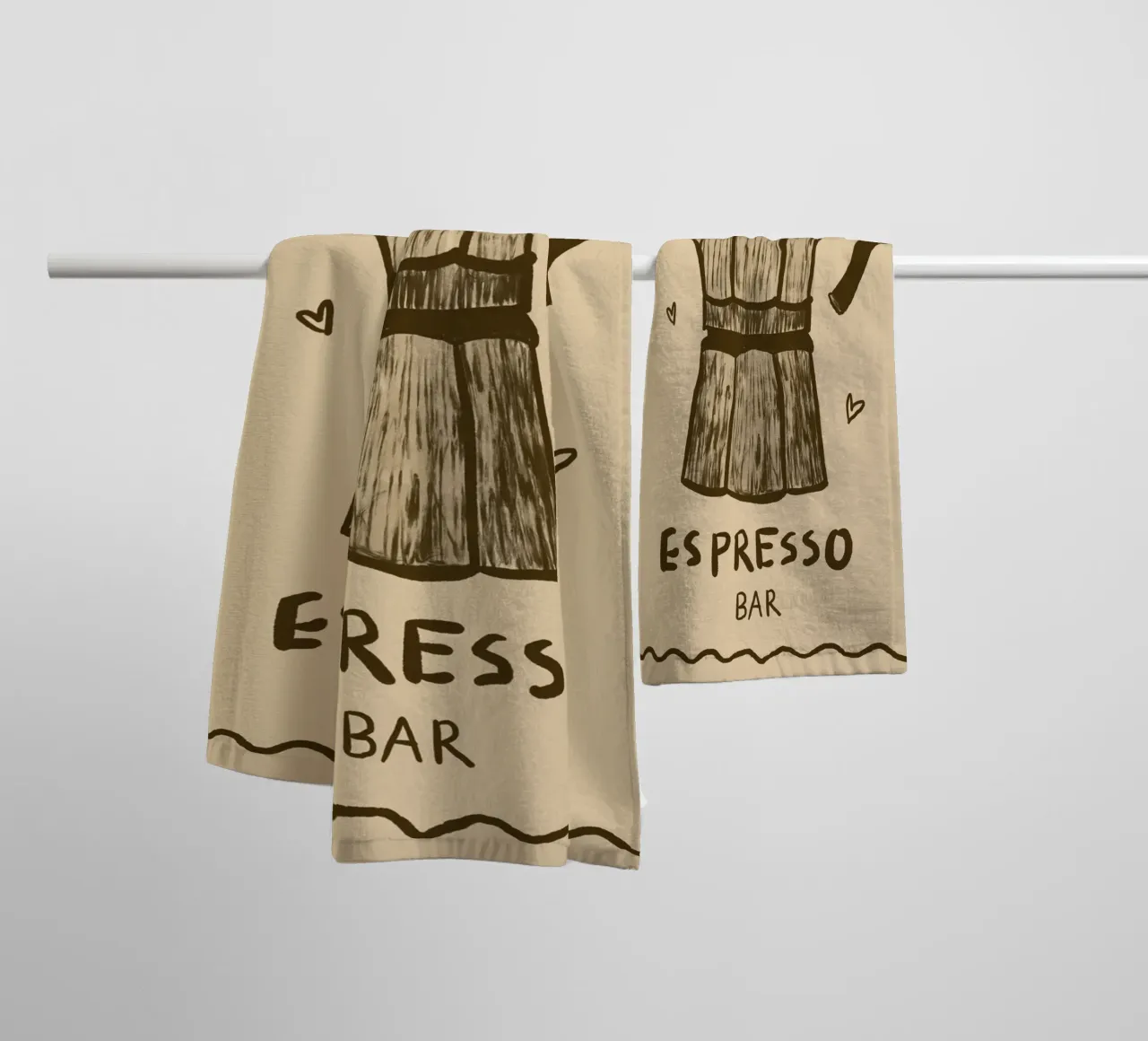 Espresso Bar asciugamano da bagno da Studio Dolci
