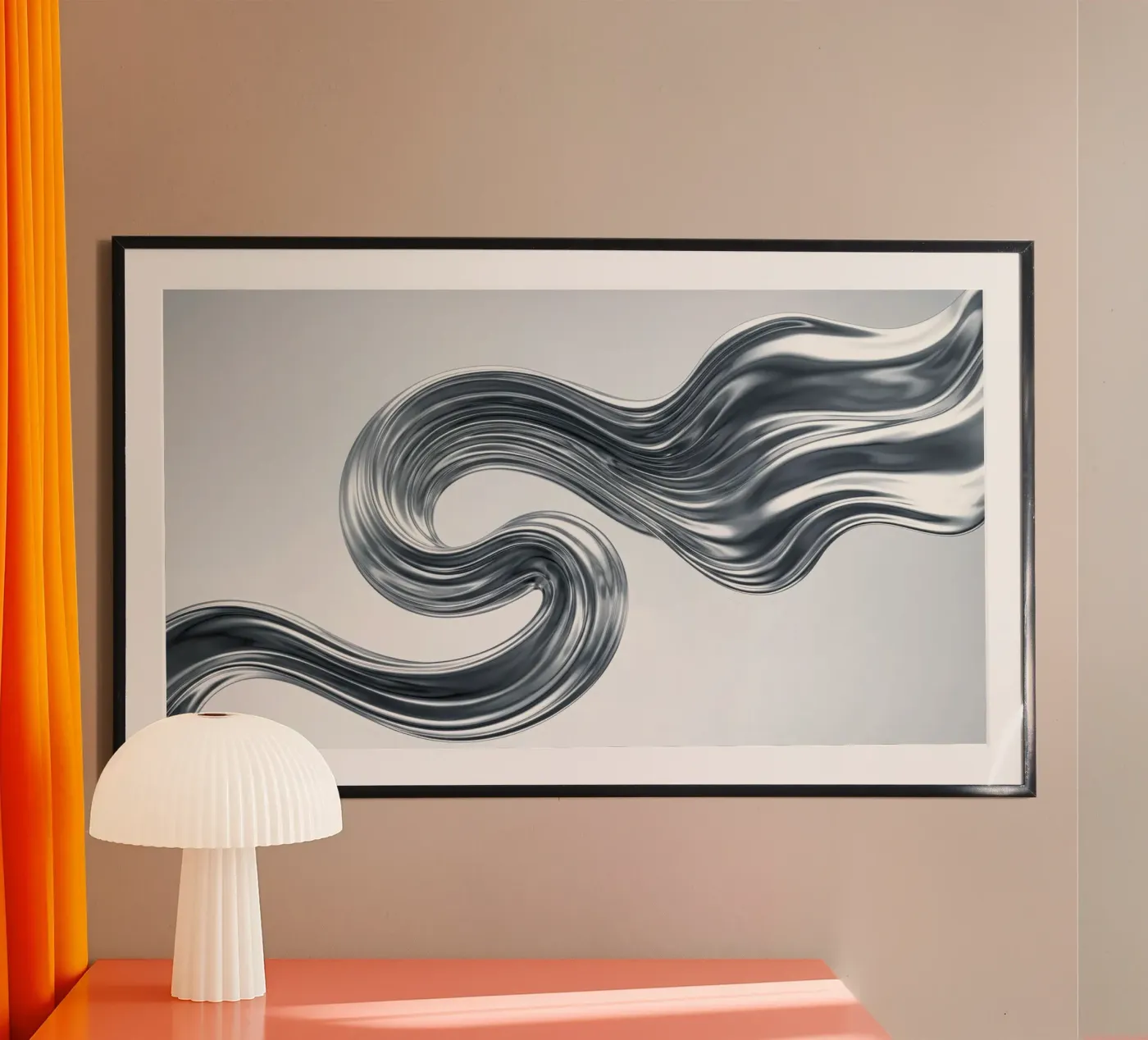 Chrome Waves III poster da home visuals