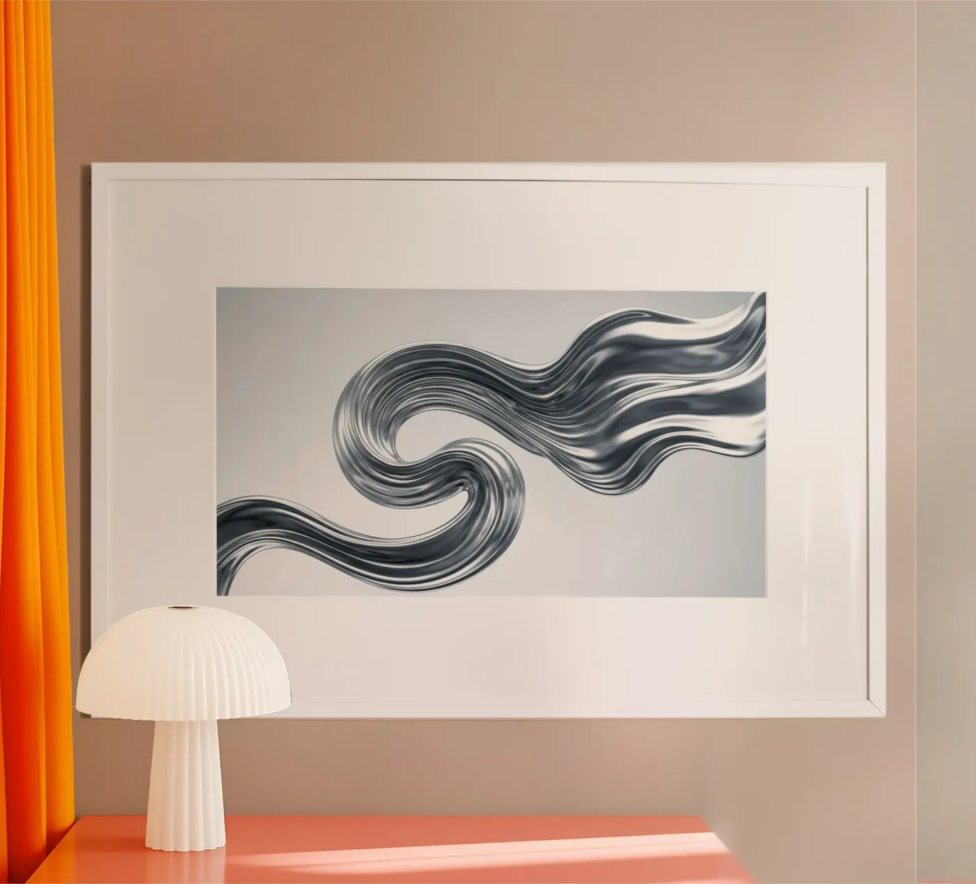 Chrome Waves III poster da home visuals