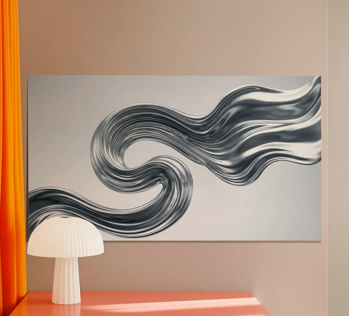 Chrome Waves III poster da home visuals