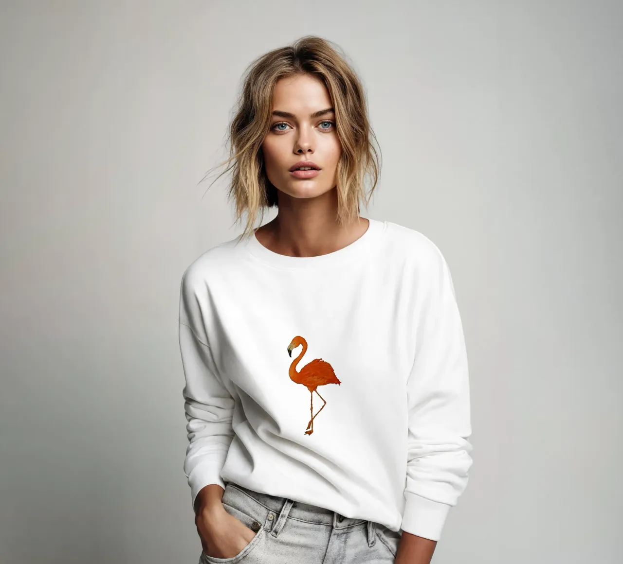 Flamingo felpa da Magpie luck