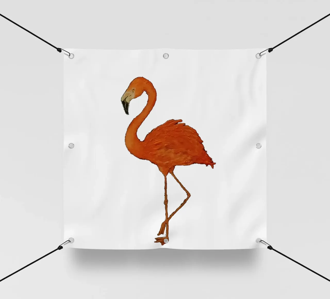 Flamingo telo in pvc da Magpie luck