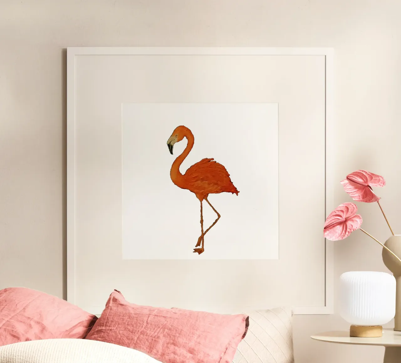 Flamingo carta hahnemühle da Magpie luck