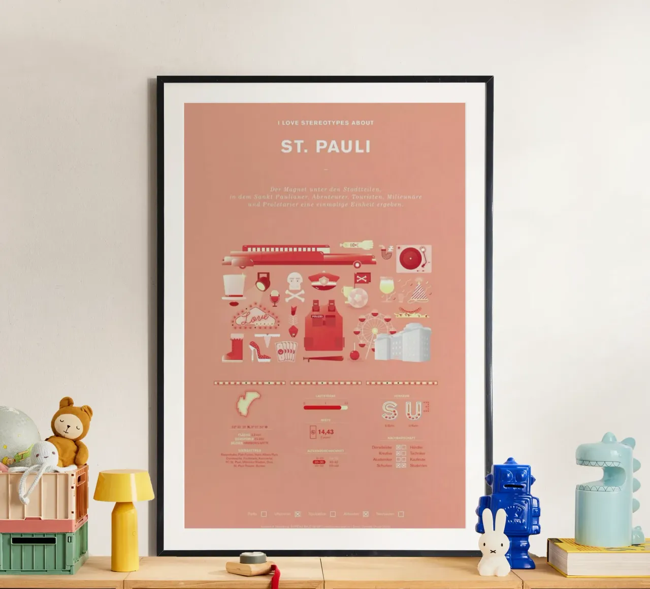 St. Pauli poster da Bureau Bald GmbH