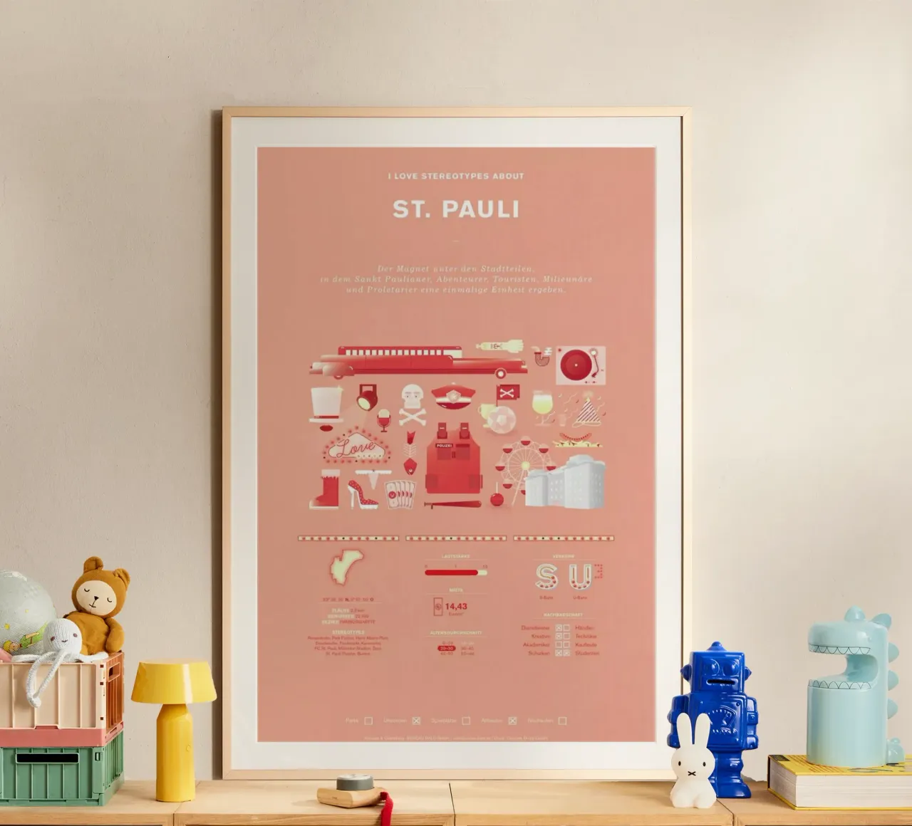 St. Pauli poster da Bureau Bald GmbH