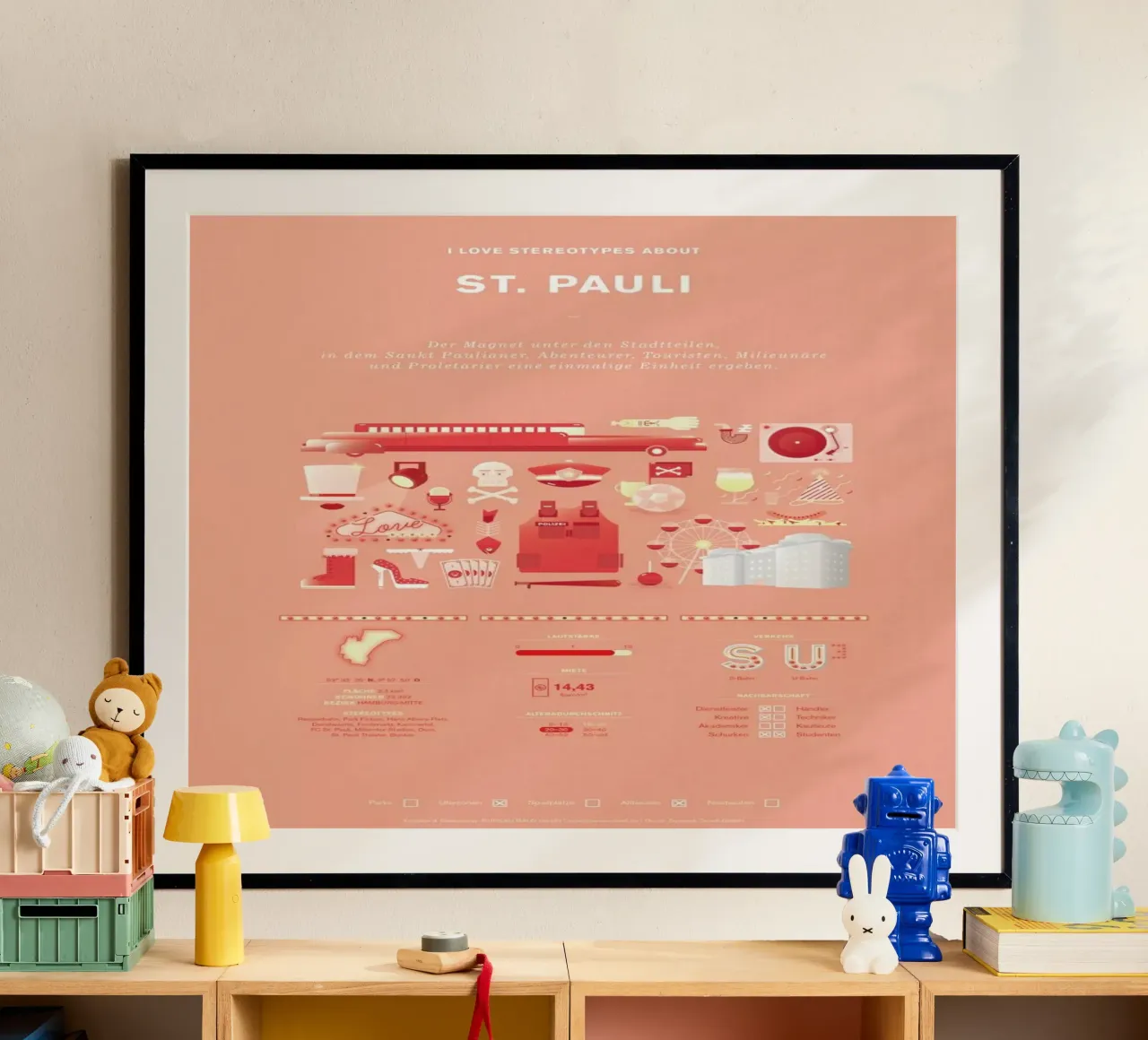 St. Pauli poster da Bureau Bald GmbH