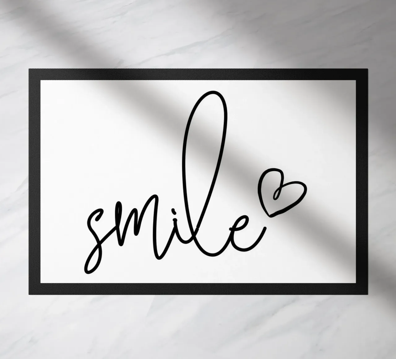 glimlach deurmat van ArtDesign by KBK