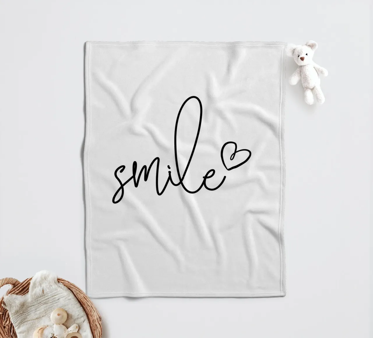 sorriso coperta in pile da ArtDesign by KBK