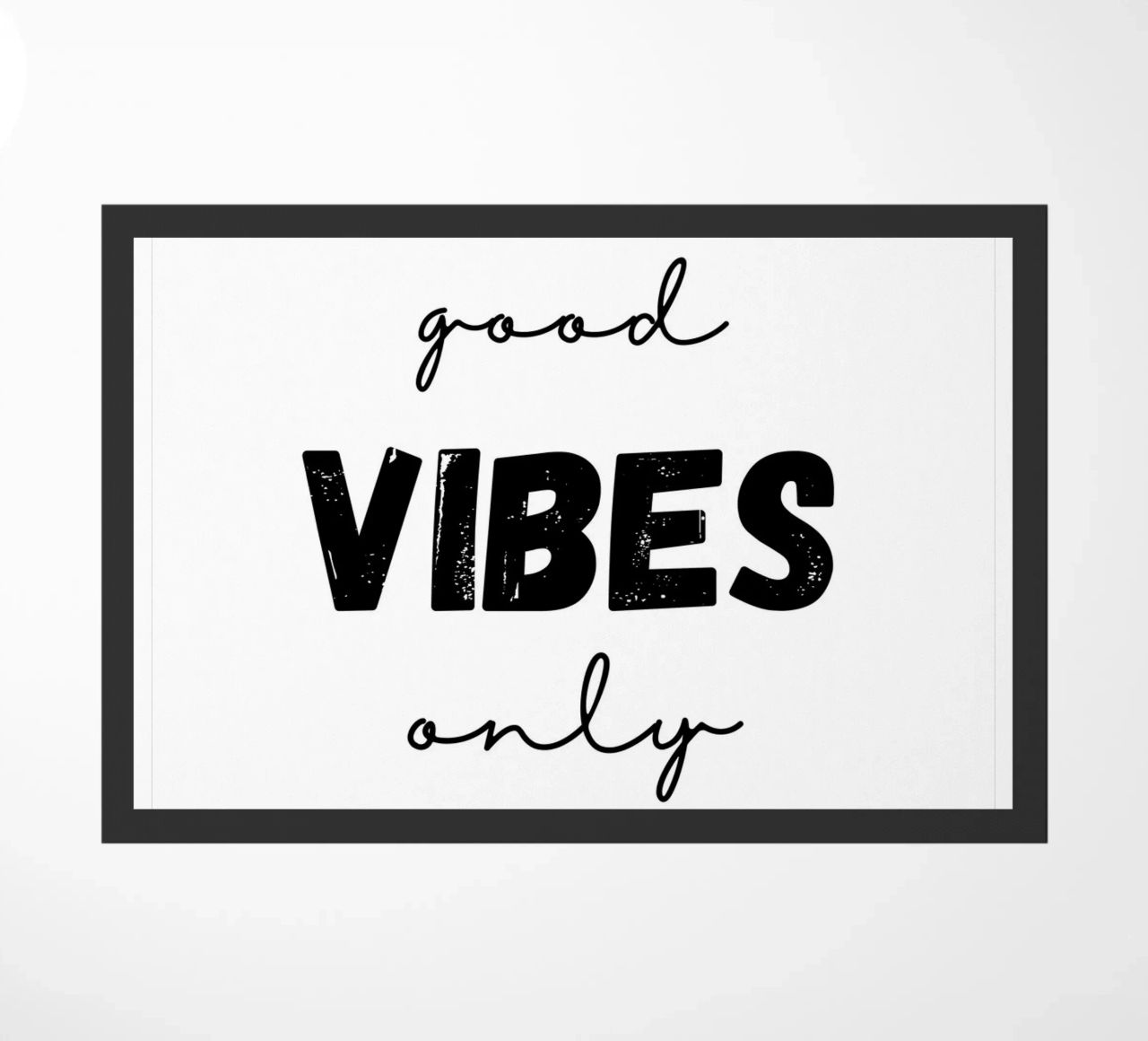 solo buone VIBES zerbino da ArtDesign by KBK