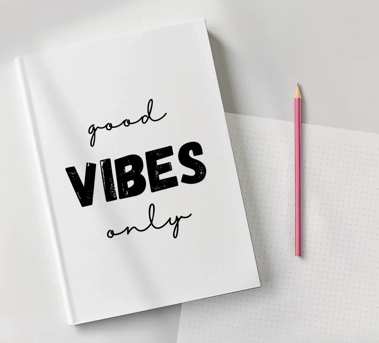 good VIBES only notebook by ArtDesign by KBK