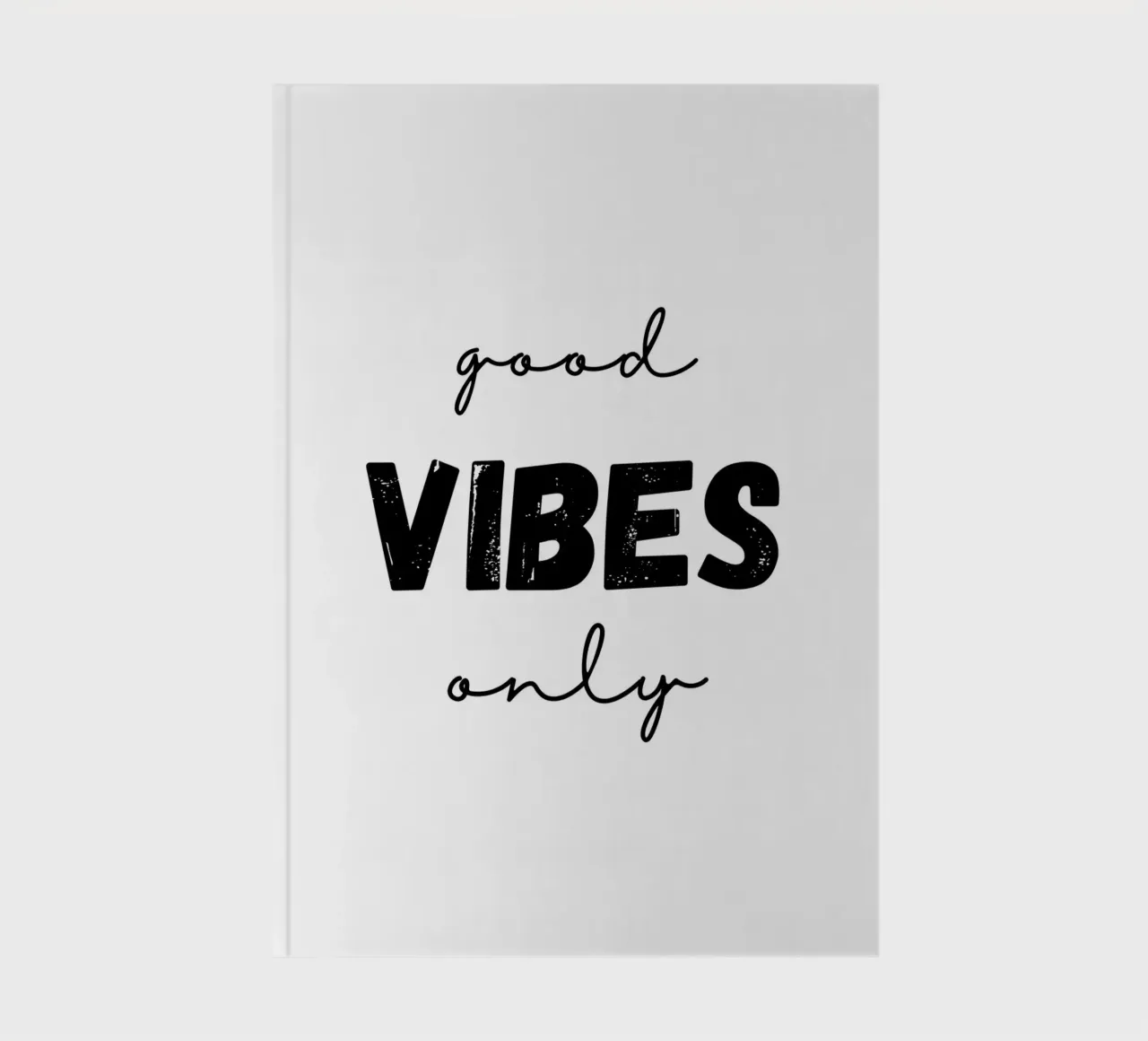 good VIBES only notebook by ArtDesign by KBK