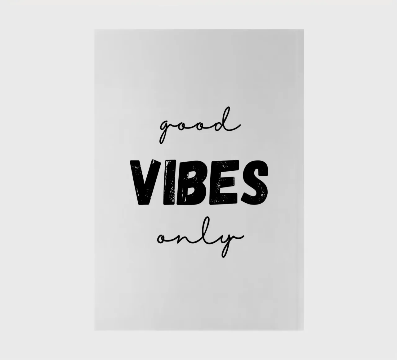 good VIBES only notebook by ArtDesign by KBK