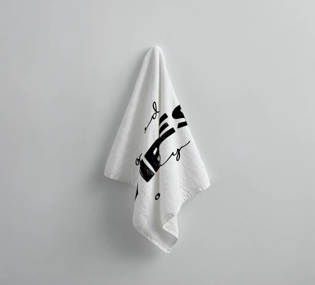 solo buone VIBES asciugamano da bagno da ArtDesign by KBK