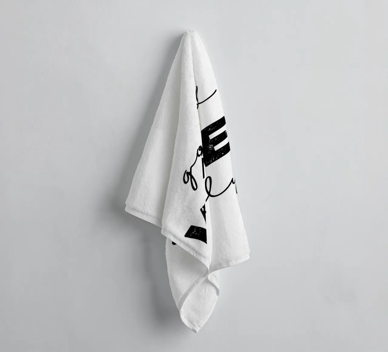 solo buone VIBES asciugamano da bagno da ArtDesign by KBK