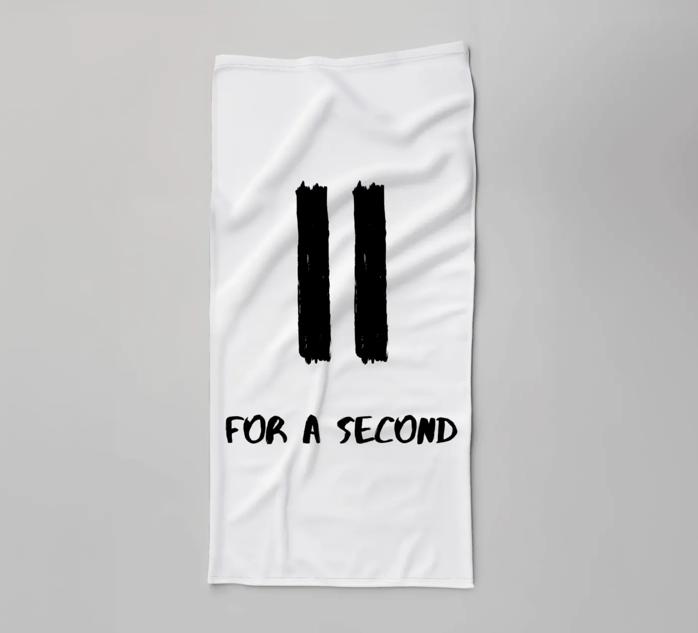 Pause d'une seconde serviette de bain de ArtDesign by KBK