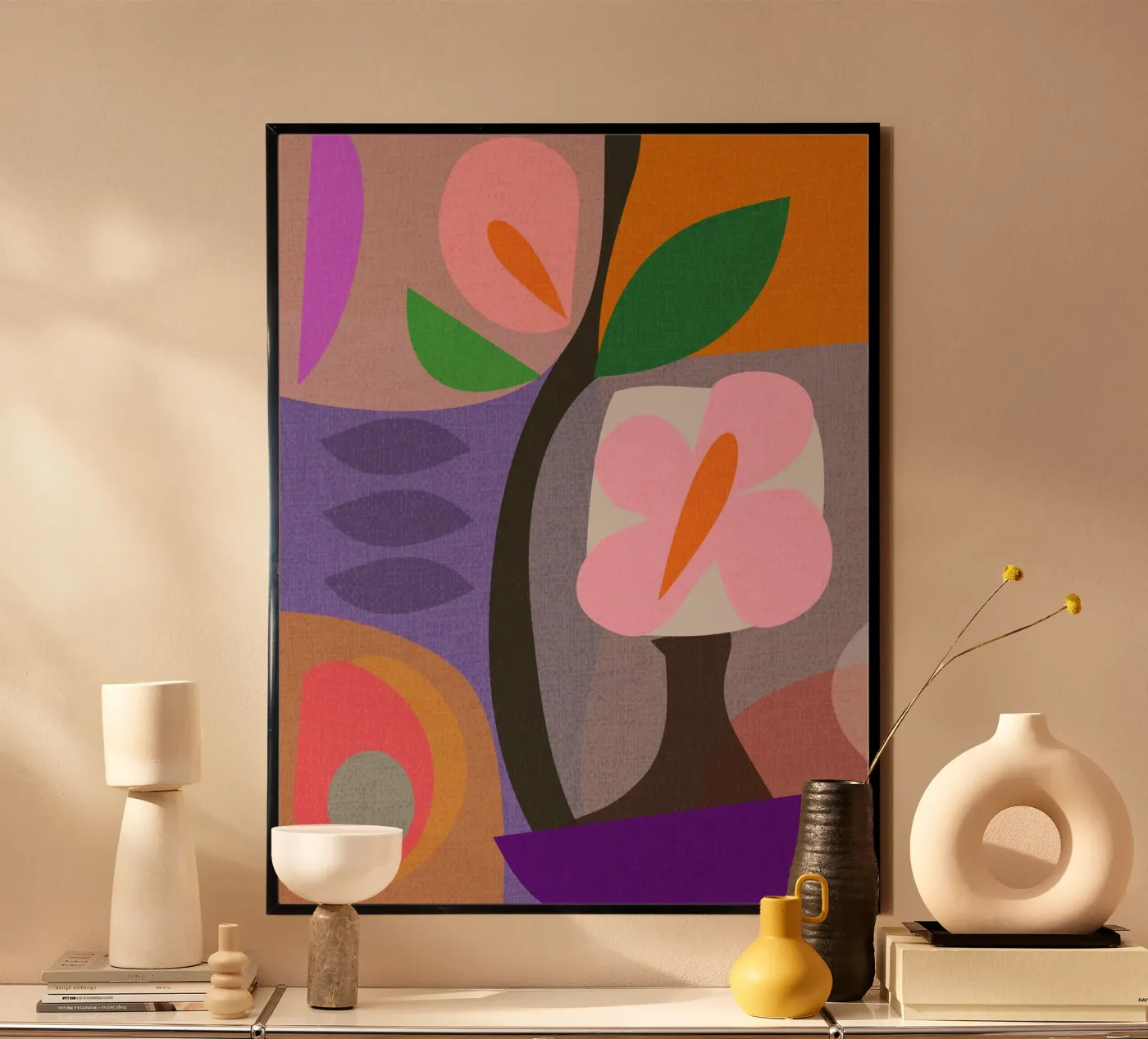Potbloem poster van MirimoART