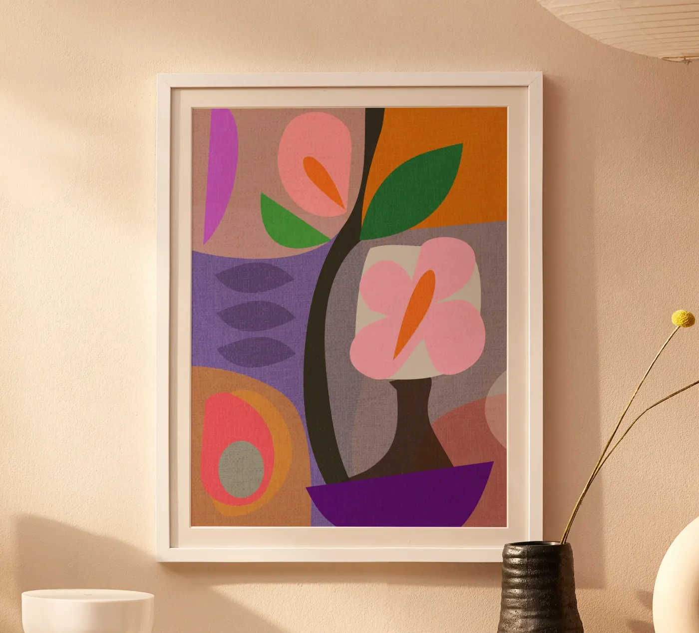 Potbloem poster van MirimoART