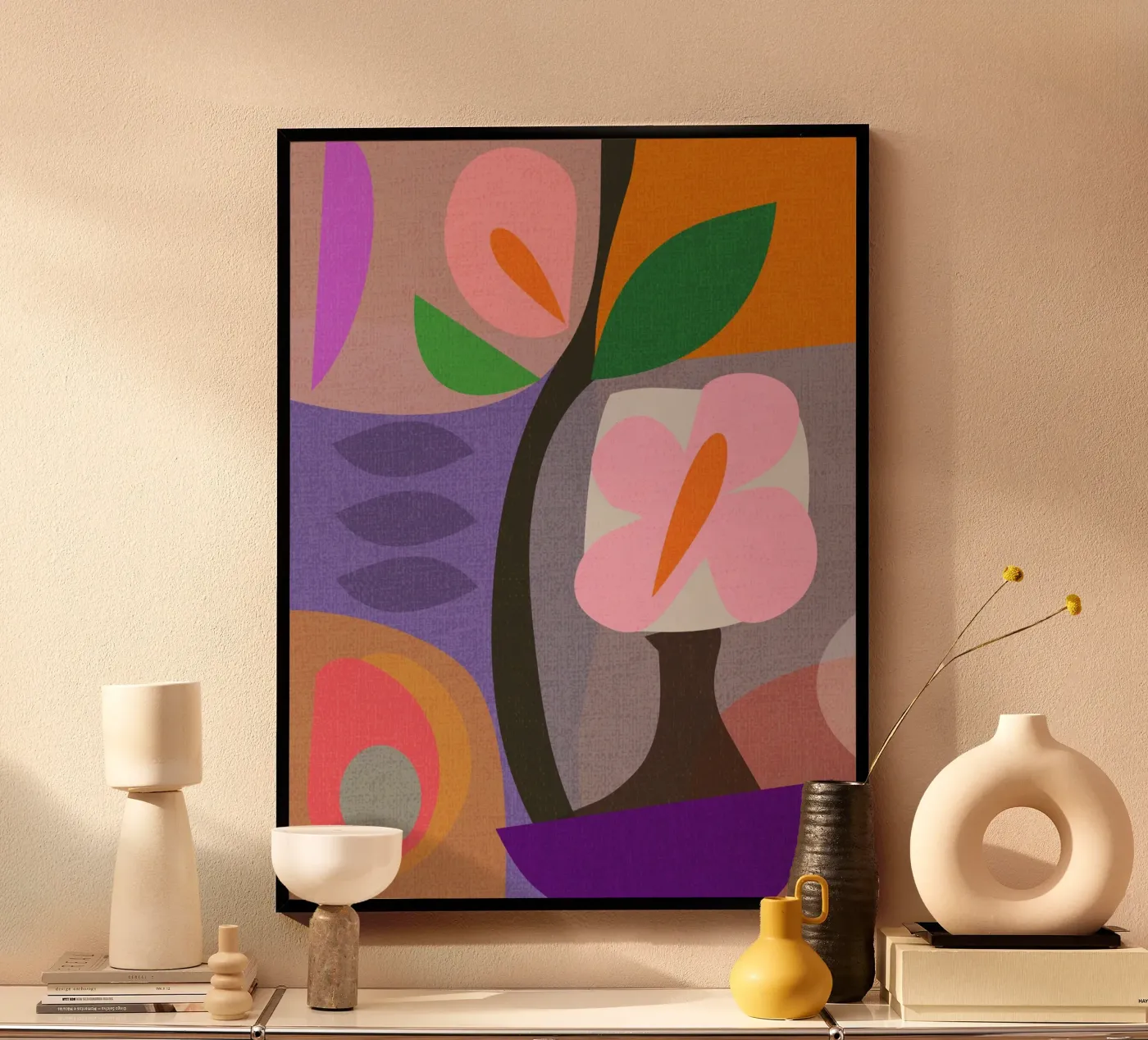 Potbloem poster van MirimoART