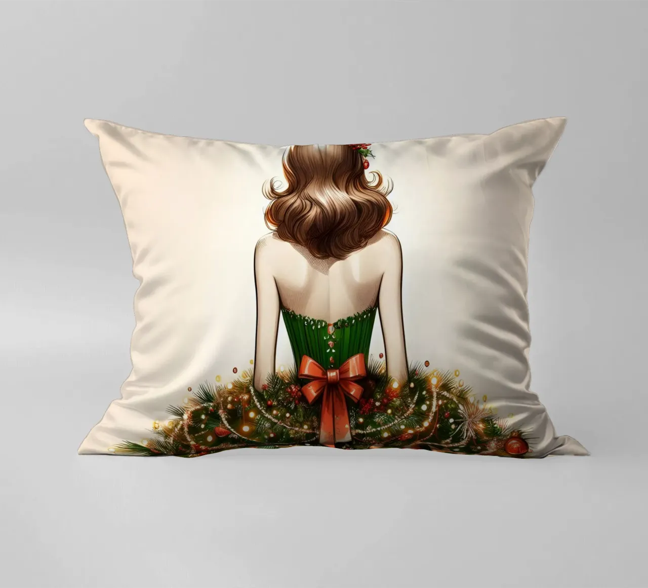Abito con albero di Natale cuscino da ARTOMATIC