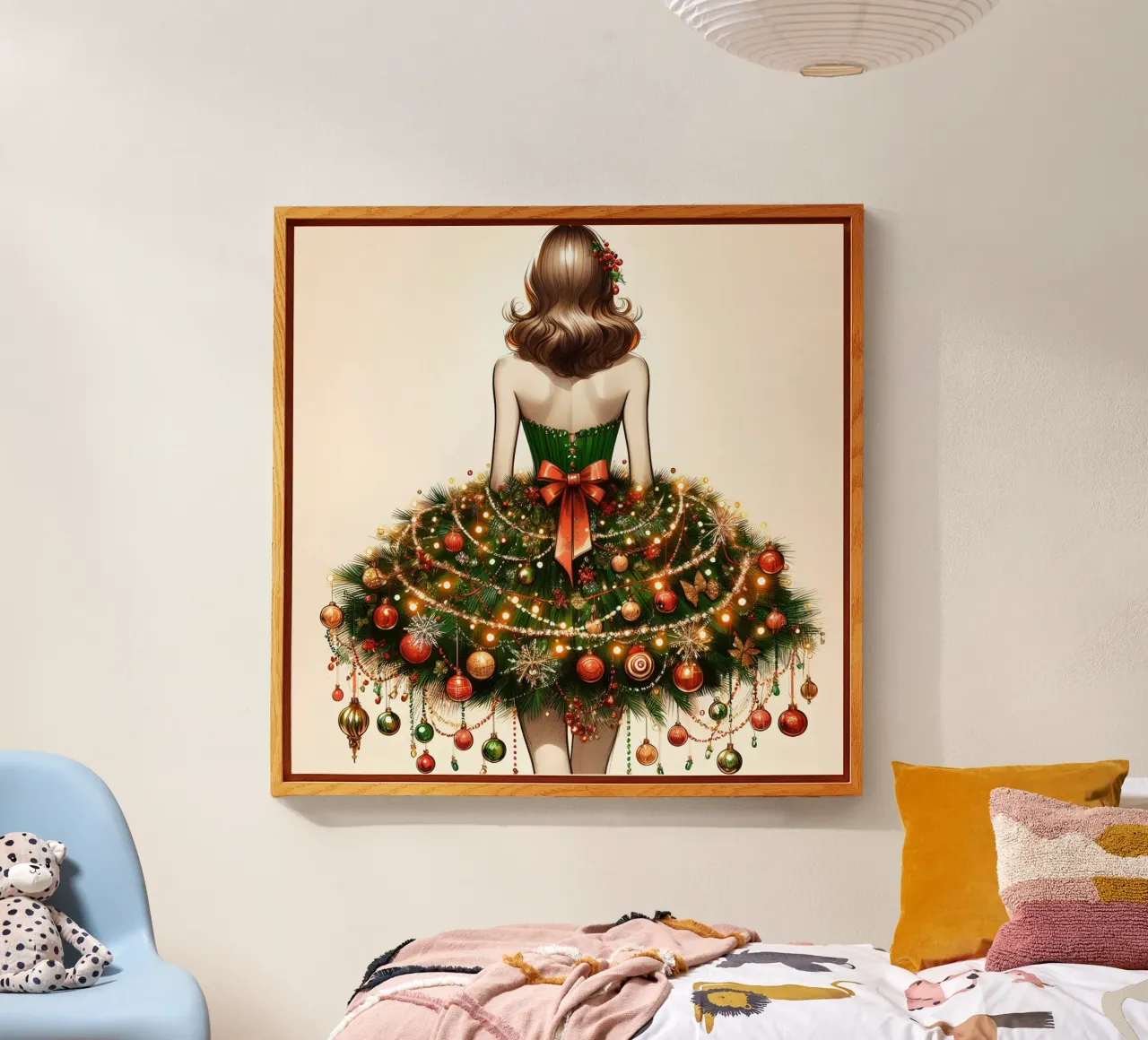 Abito con albero di Natale plexiglass da ARTOMATIC