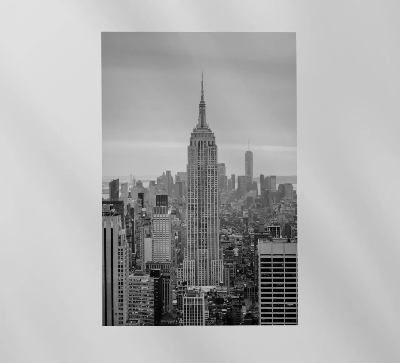 Skyline di New York - Empire State Building, Manhattan pellicola backlit da Bold and Retro