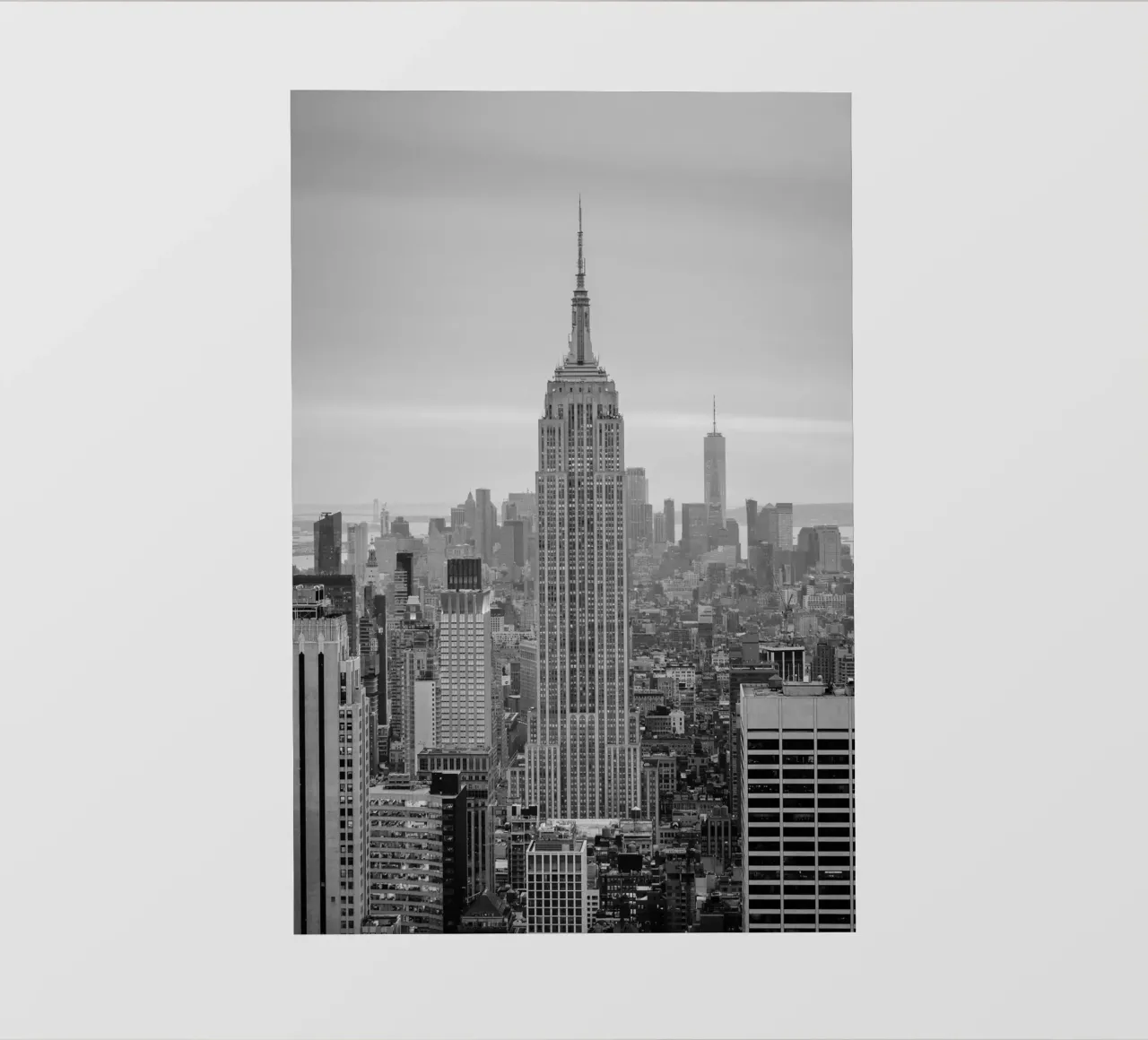 Skyline di New York - Empire State Building, Manhattan pellicola backlit da Bold and Retro