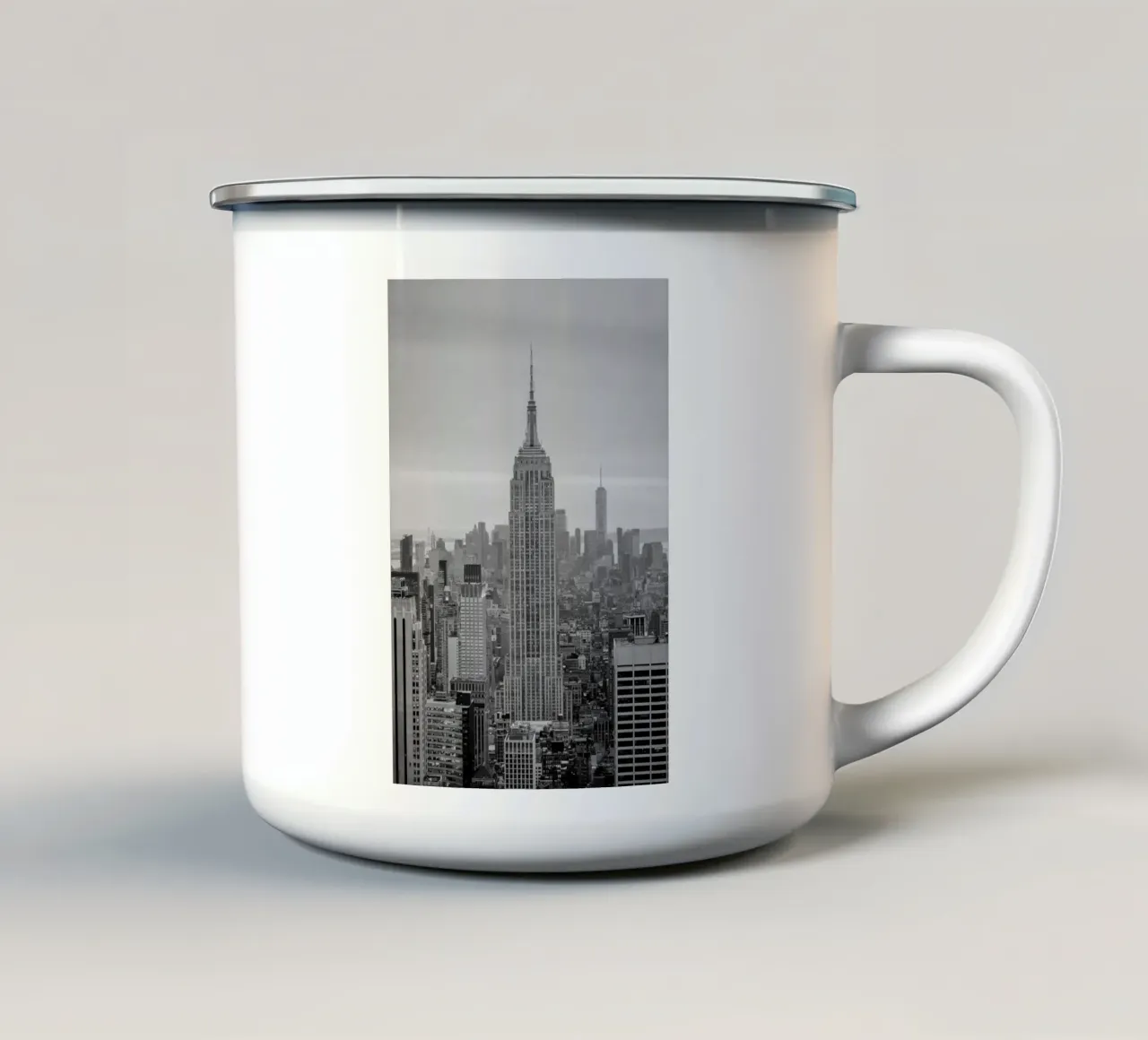 Skyline di New York - Empire State Building, Manhattan tazza in smalto da Bold and Retro
